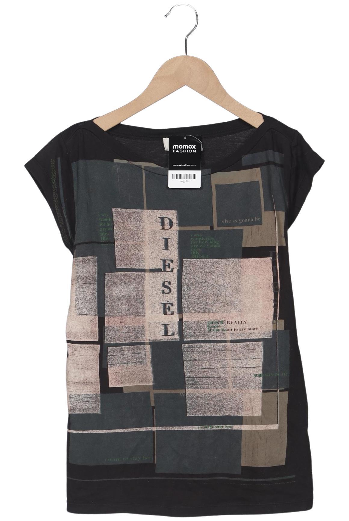 

Diesel Damen T-Shirt, schwarz, Gr. 38