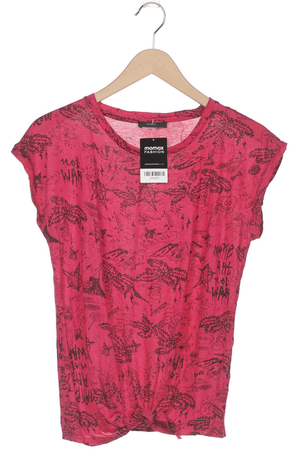 

Diesel Damen T-Shirt, pink, Gr. 34
