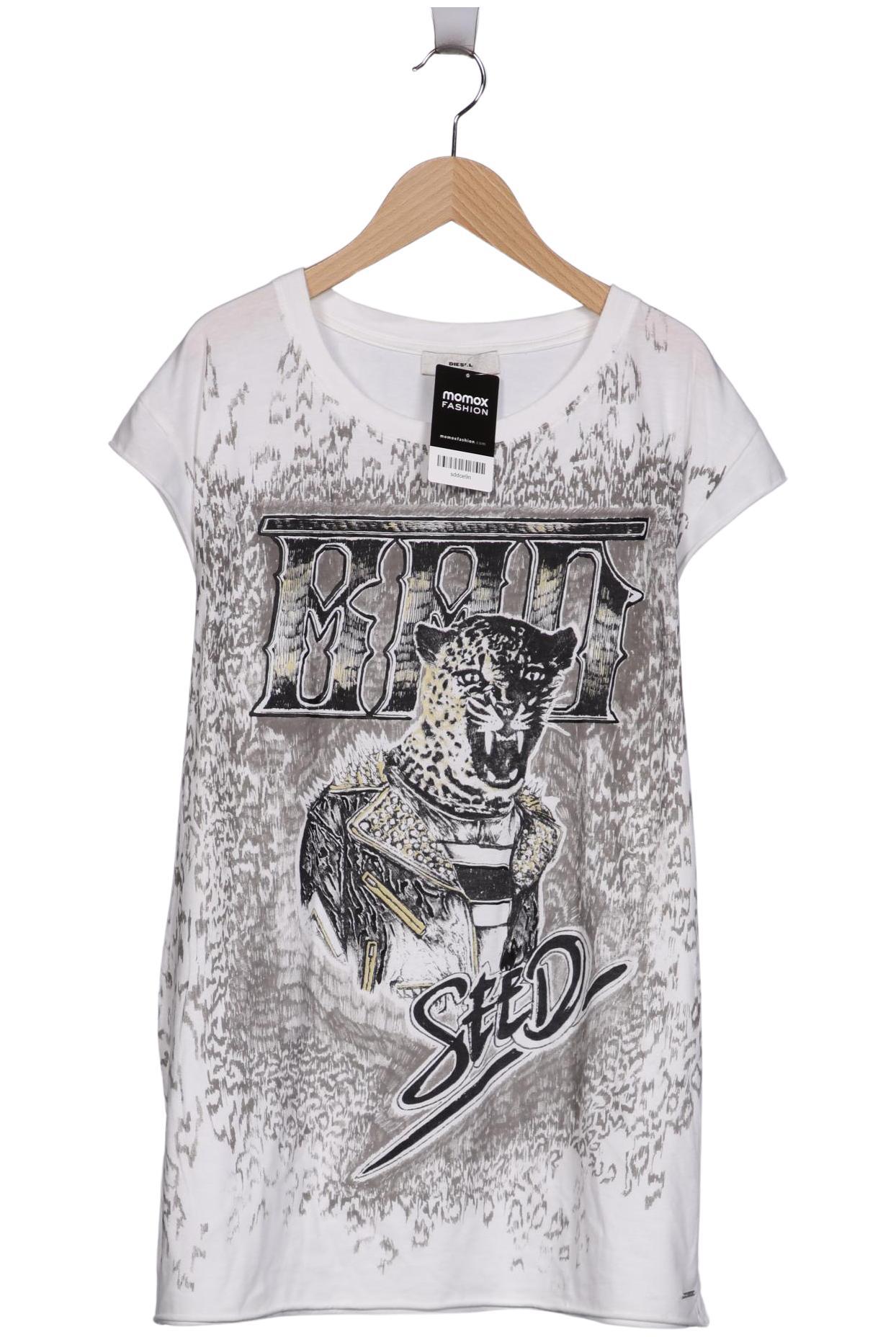 

Diesel Damen T-Shirt, weiß, Gr. 38