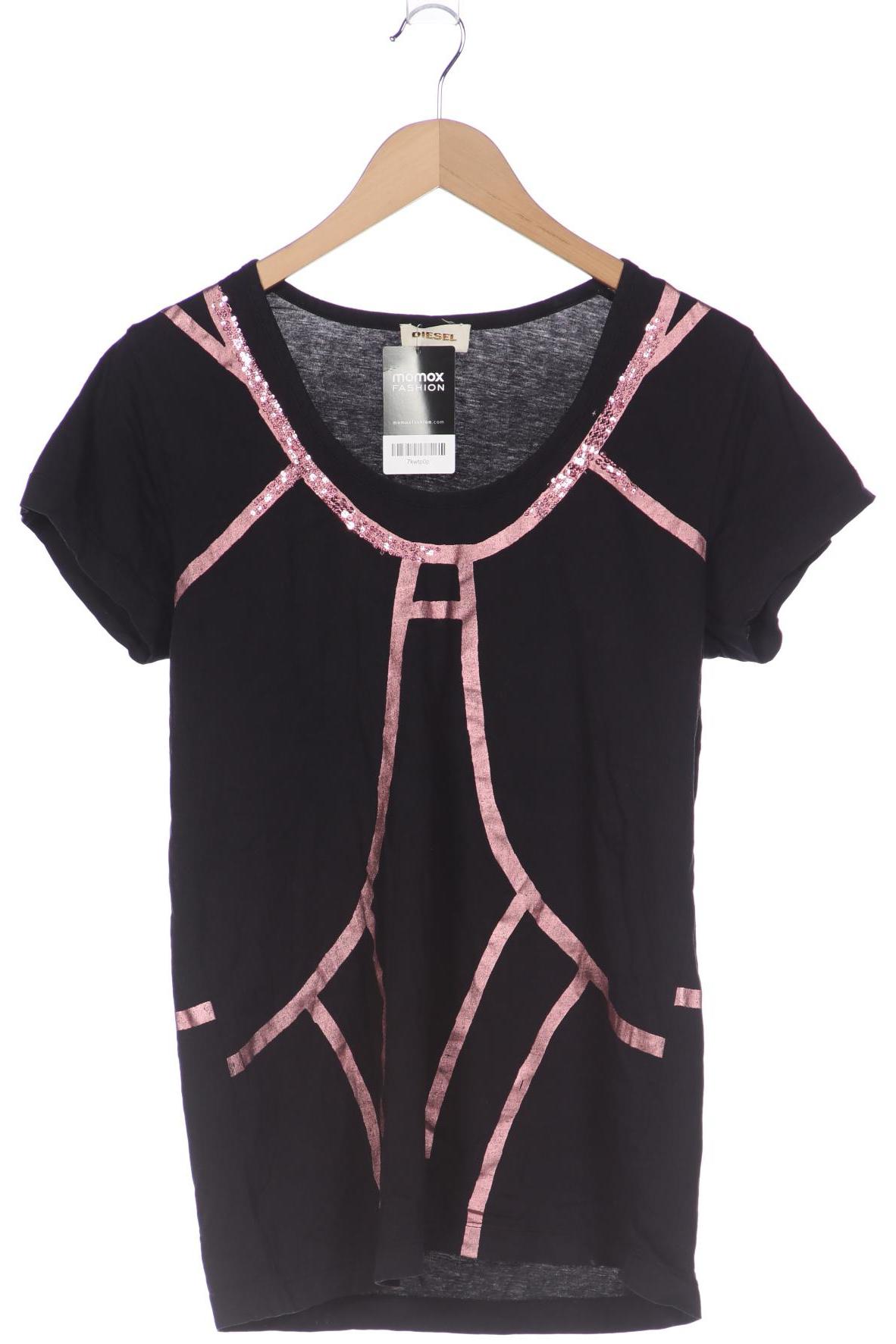 

Diesel Damen T-Shirt, schwarz, Gr. 38