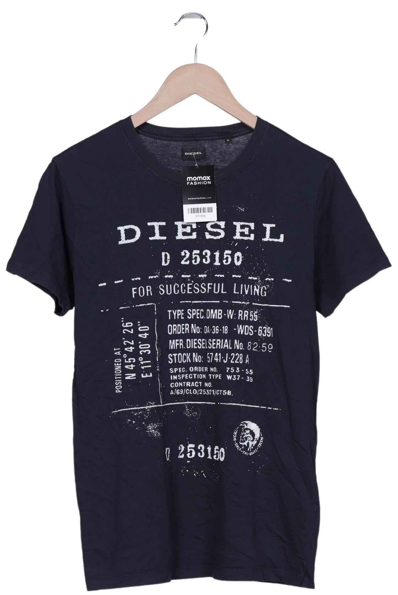 

Diesel Damen T-Shirt, marineblau, Gr. 36