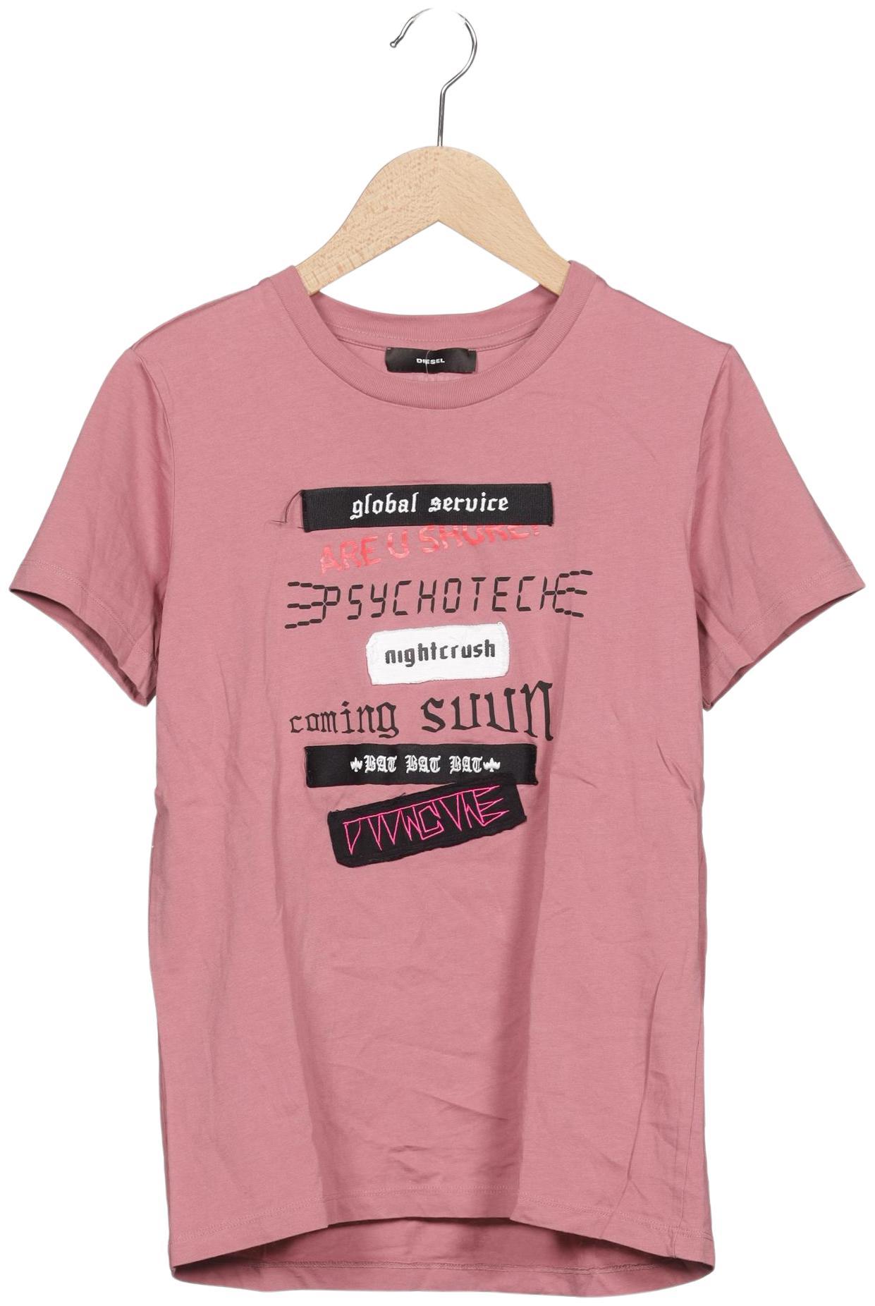 

Diesel Damen T-Shirt, pink, Gr. 34
