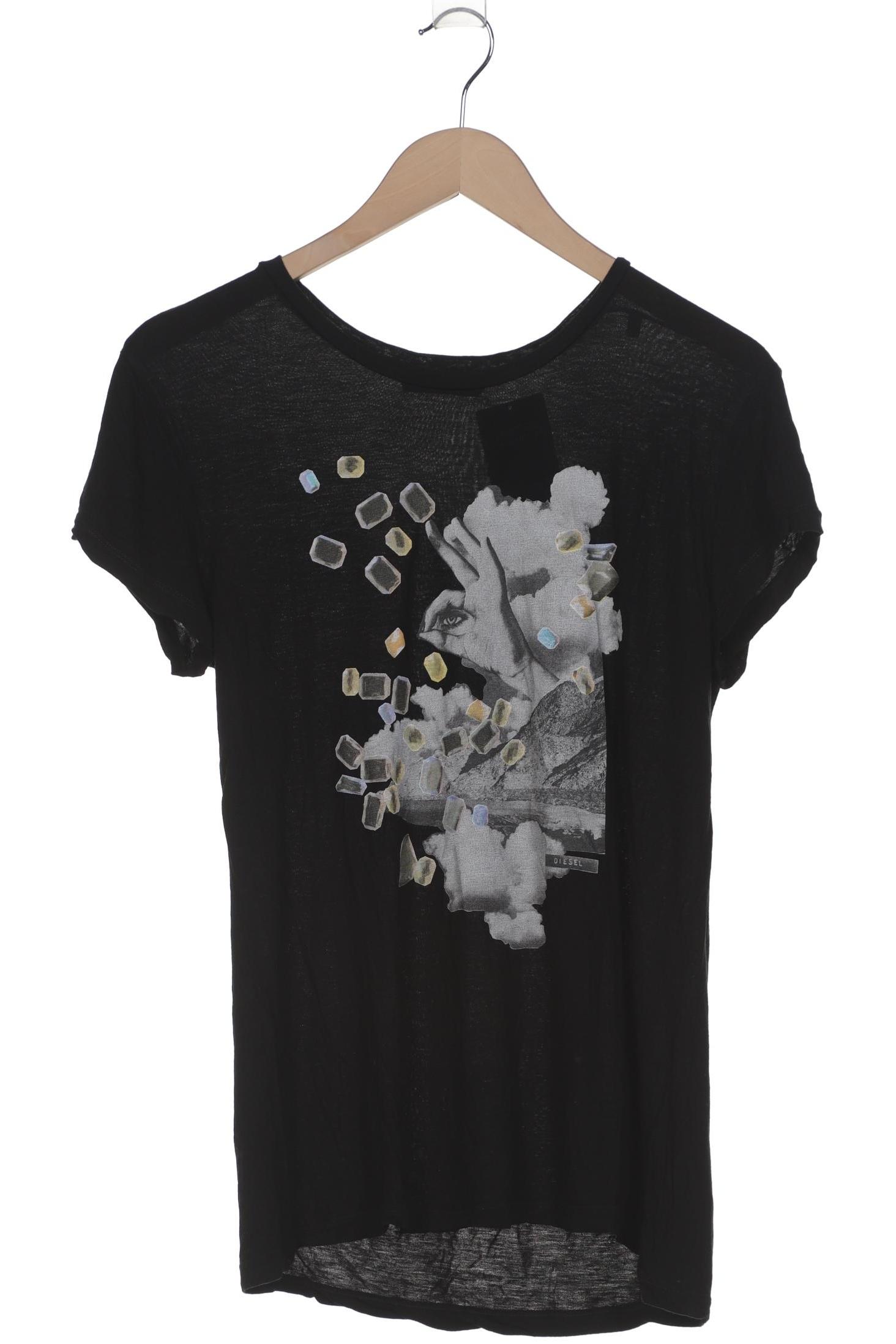 

Diesel Damen T-Shirt, schwarz, Gr. 38
