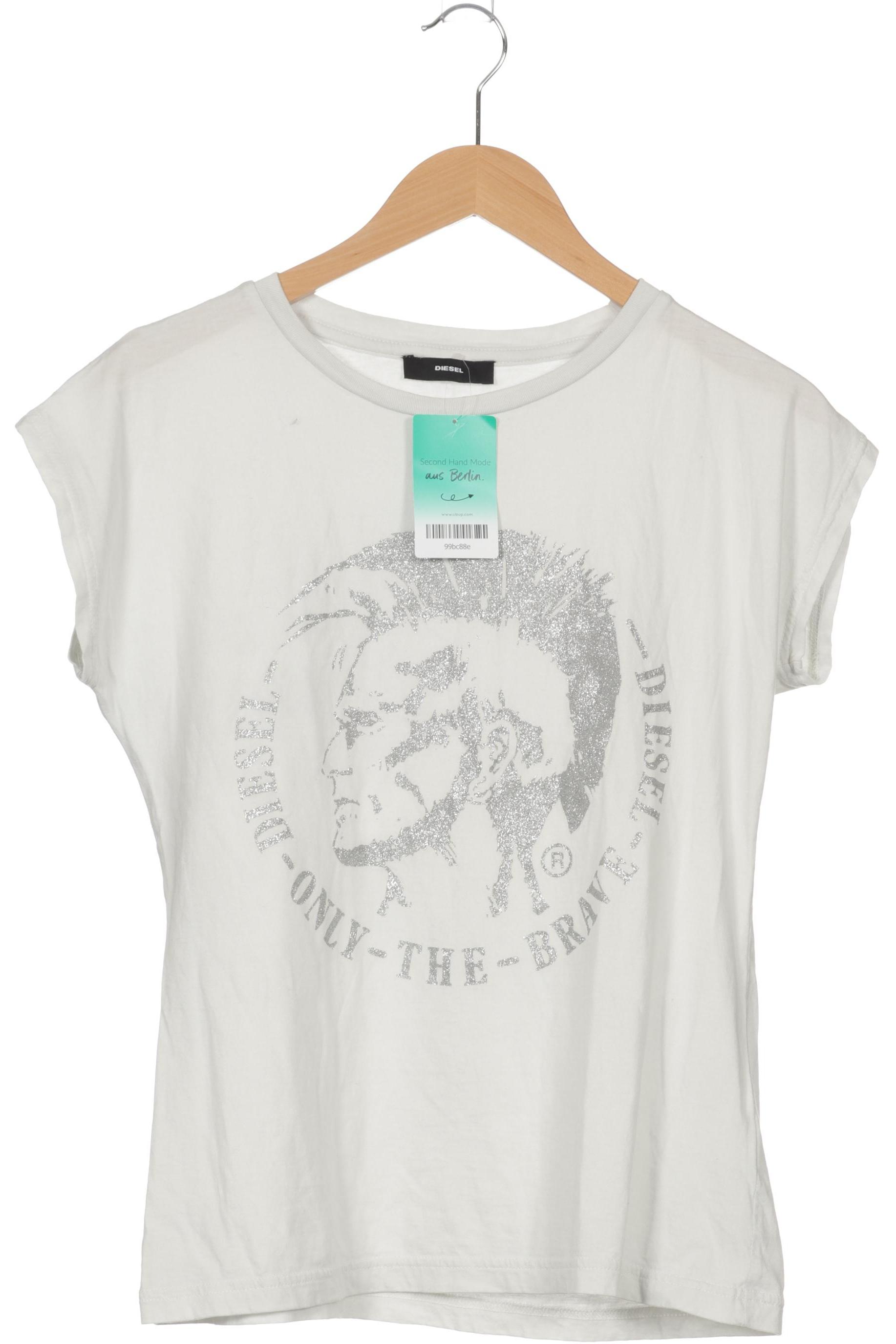 

Diesel Damen T-Shirt, weiß, Gr. 34