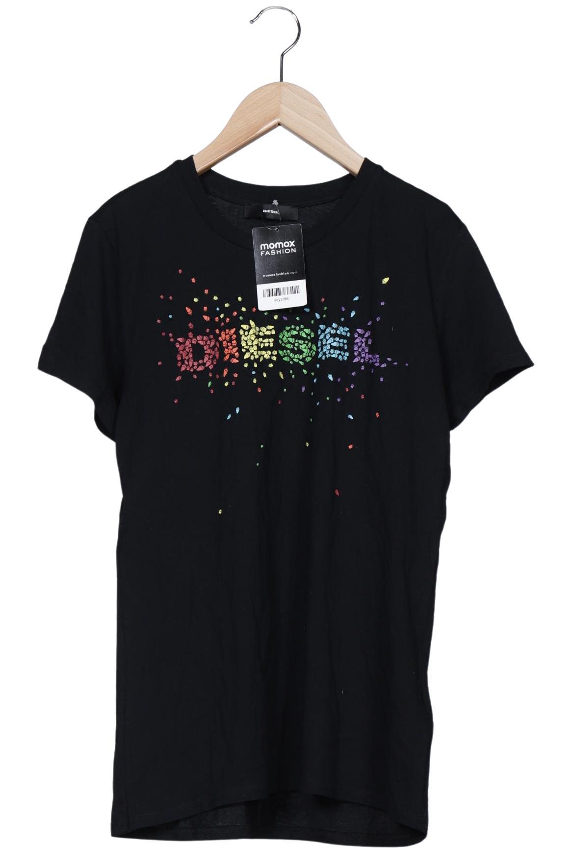 

Diesel Damen T-Shirt, schwarz, Gr. 38