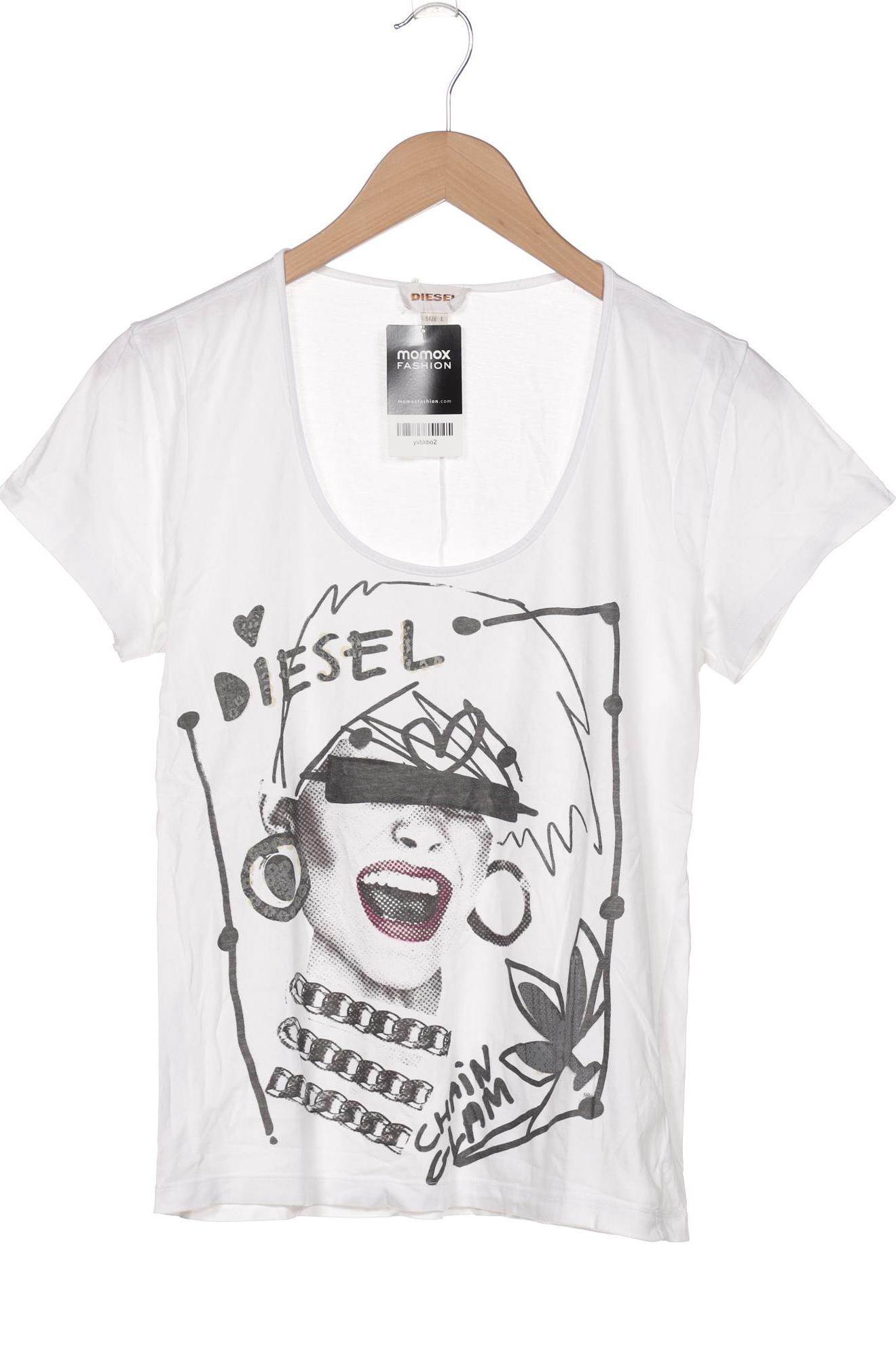 

Diesel Damen T-Shirt, weiß, Gr. 42