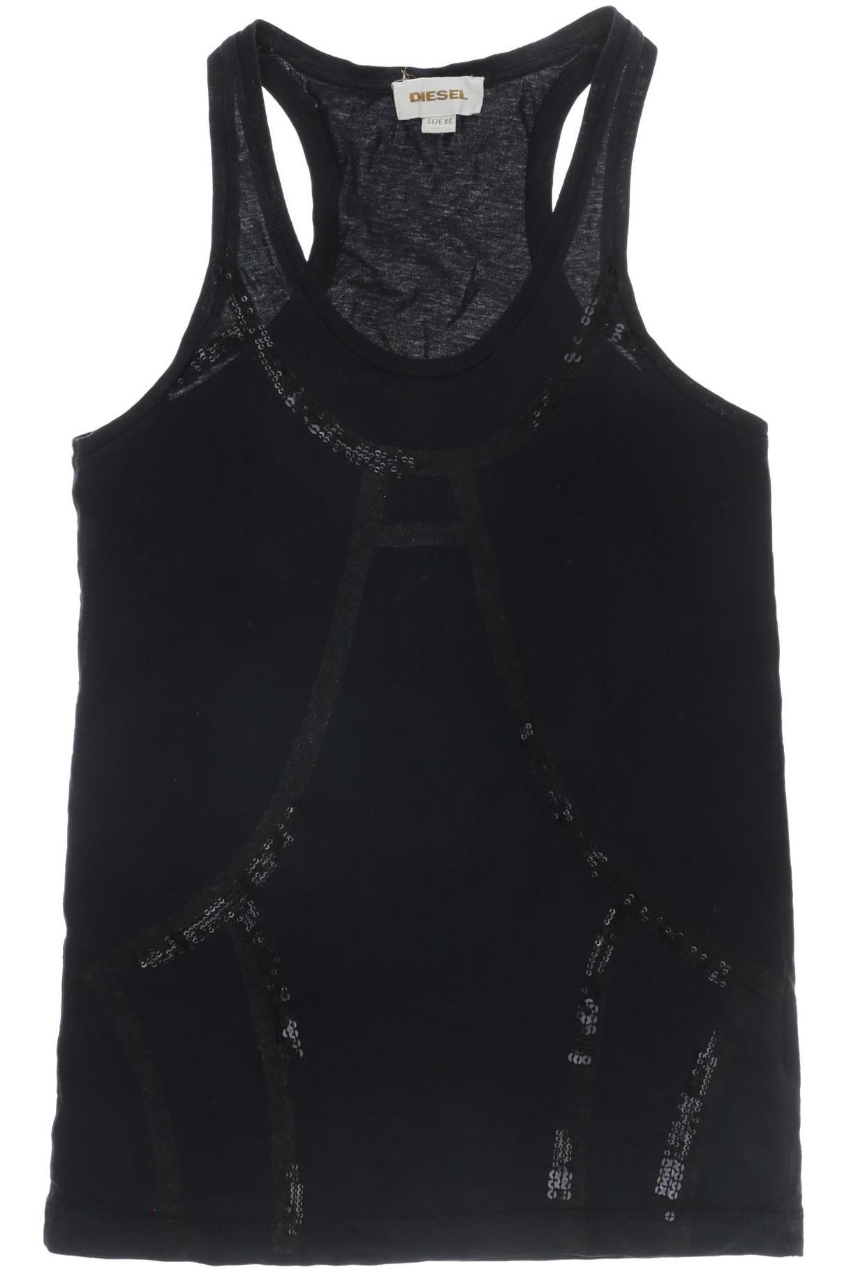 

Diesel Damen Top, schwarz, Gr.