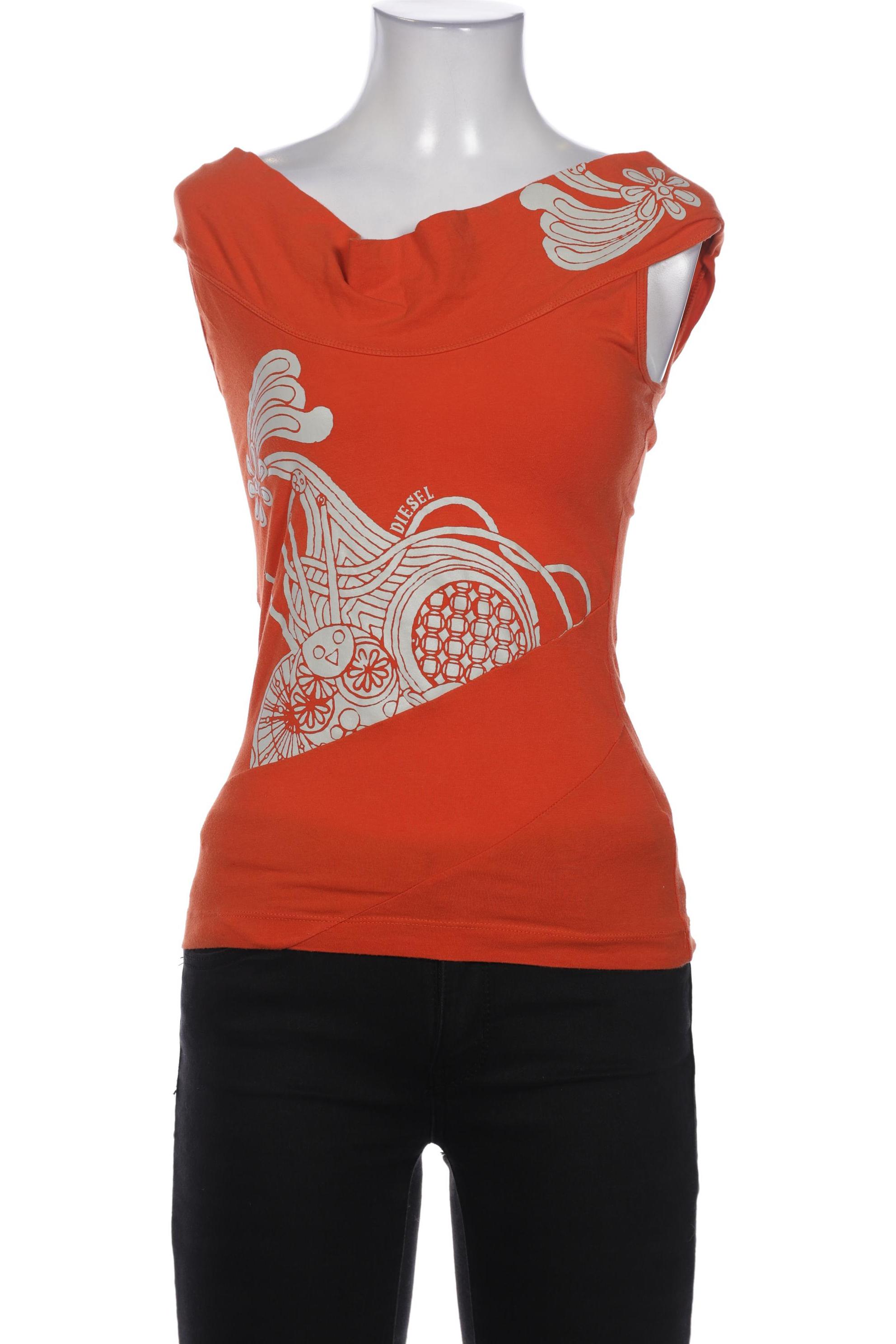 

Diesel Damen Top, orange, Gr. 36
