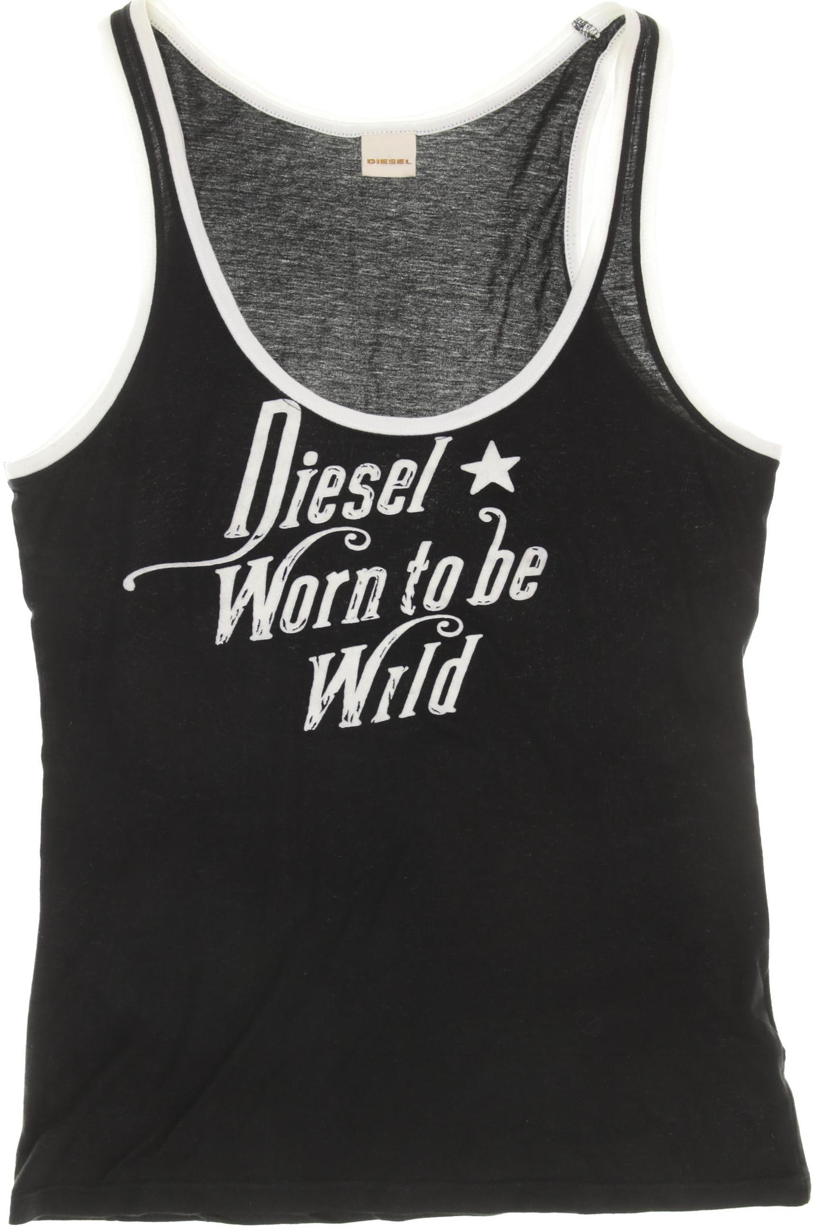 

Diesel Damen Top, schwarz, Gr.