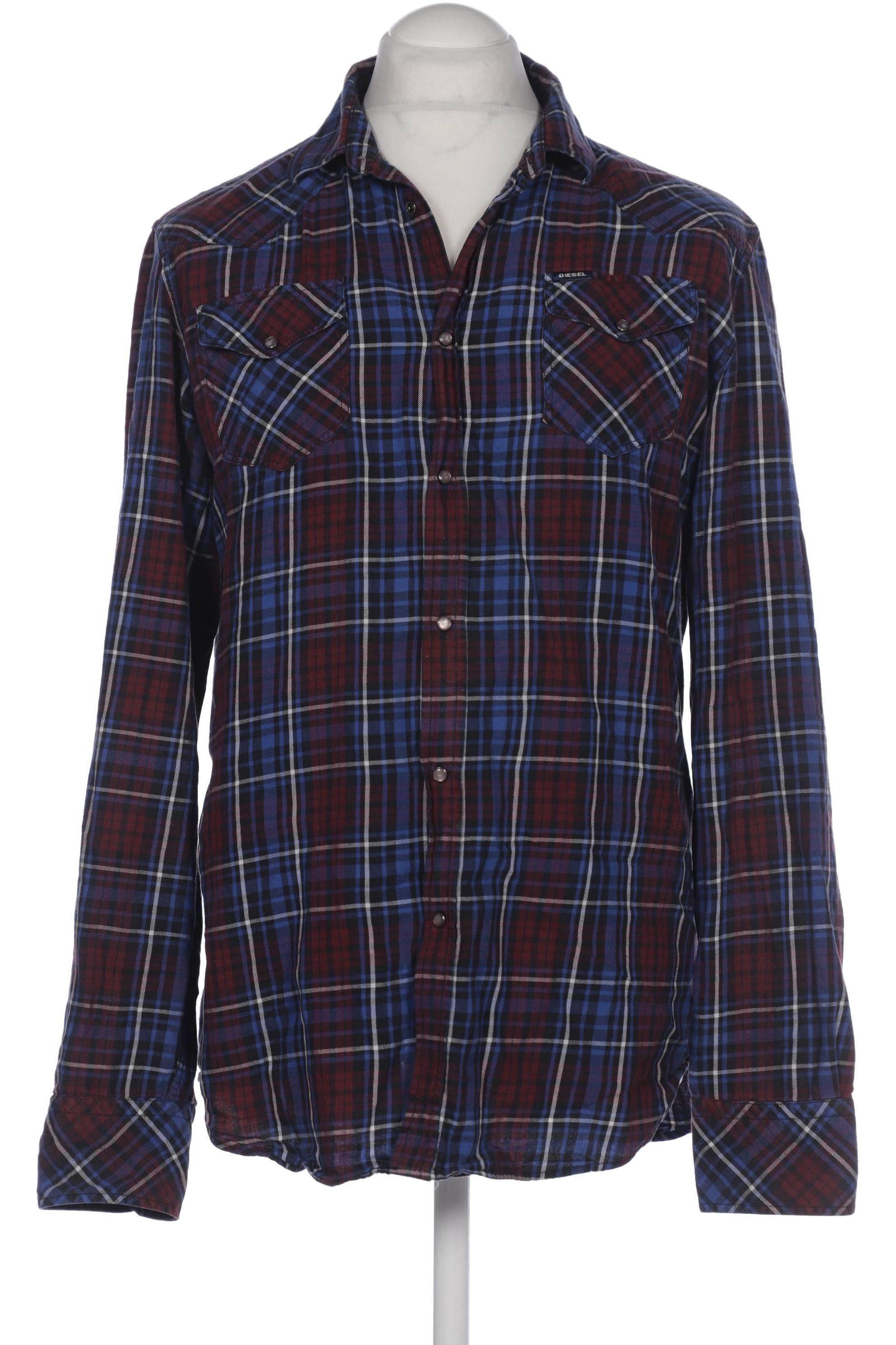 

Diesel Herren Hemd, bordeaux, Gr. 52