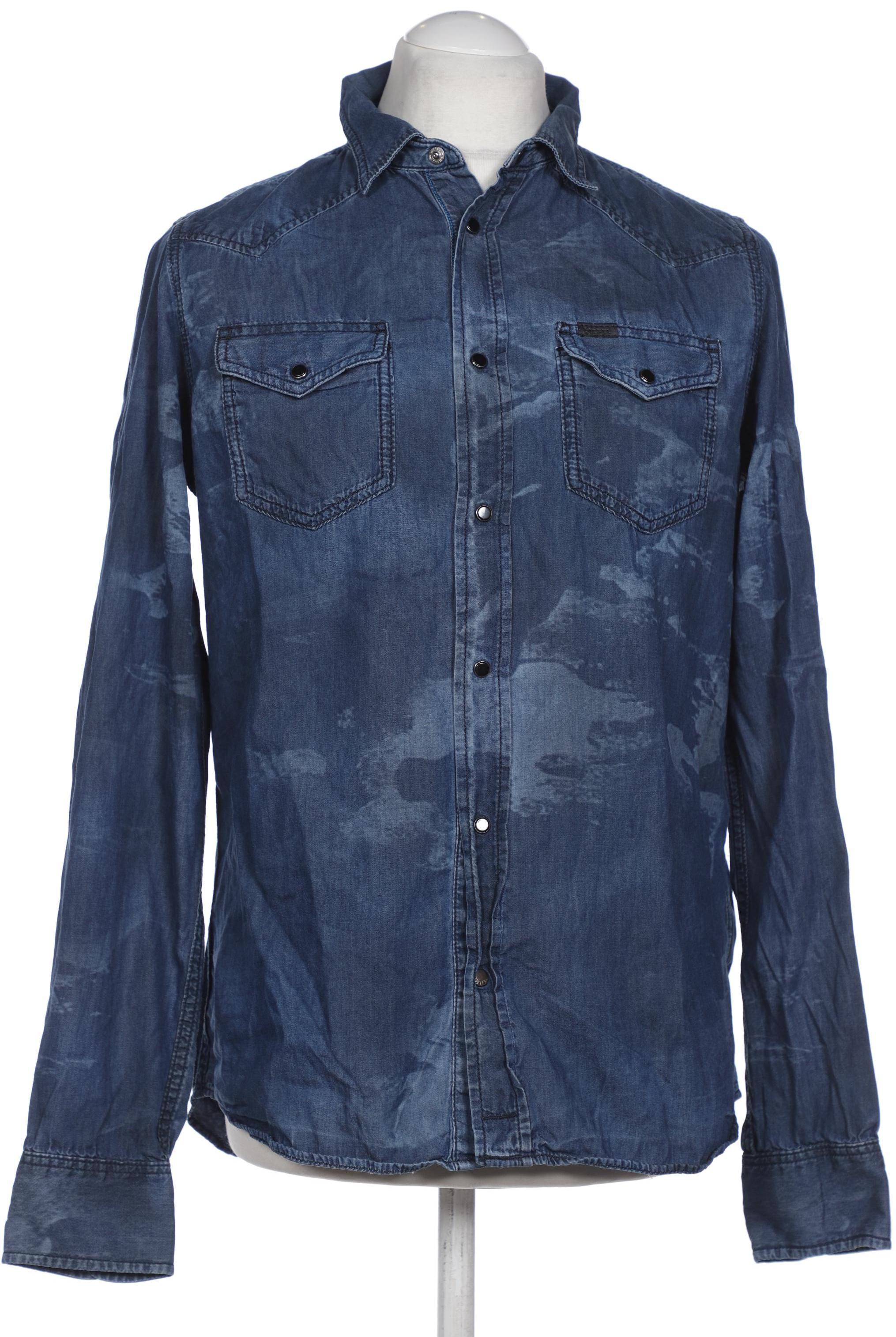 

Diesel Herren Hemd, blau