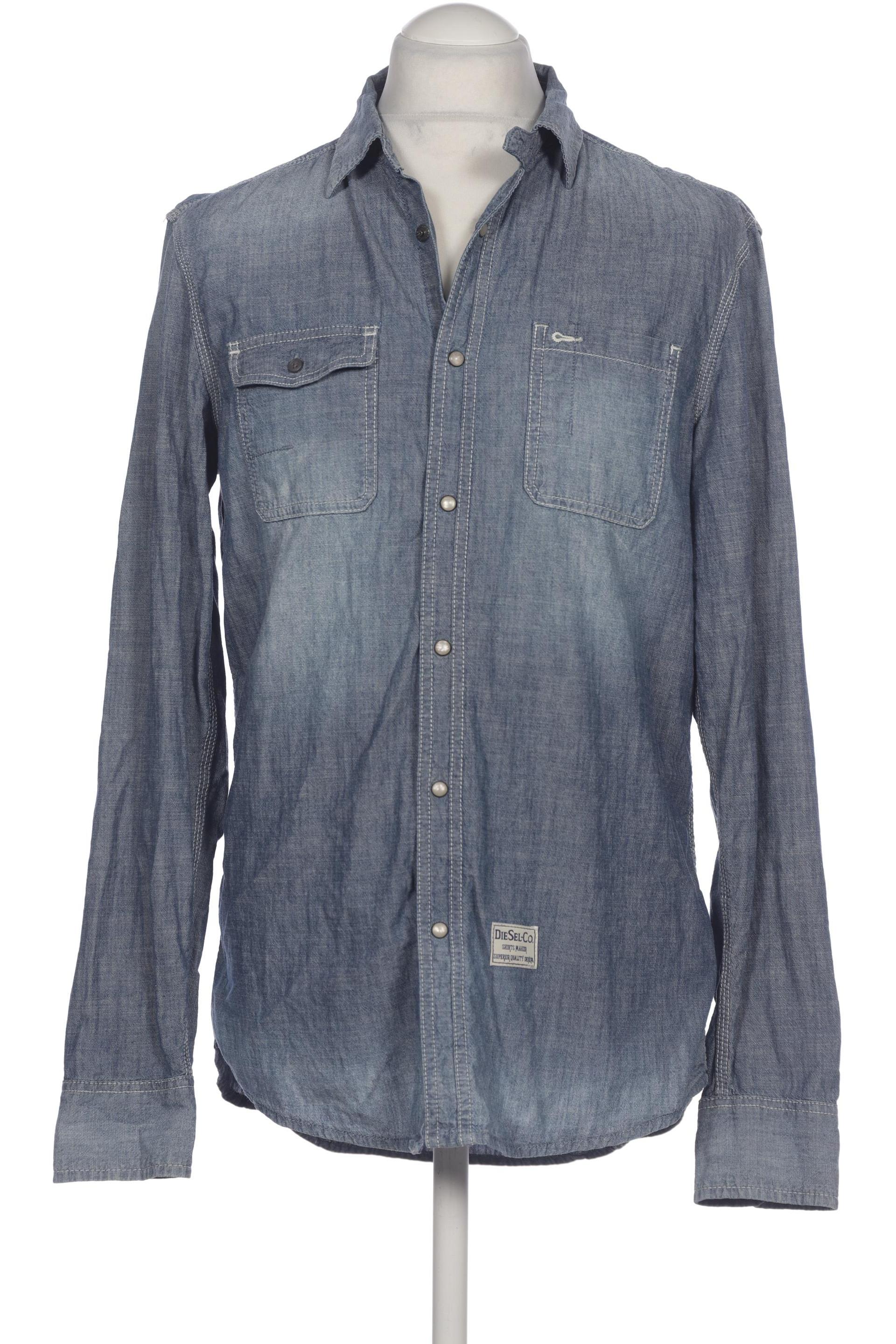 

Diesel Herren Hemd, blau