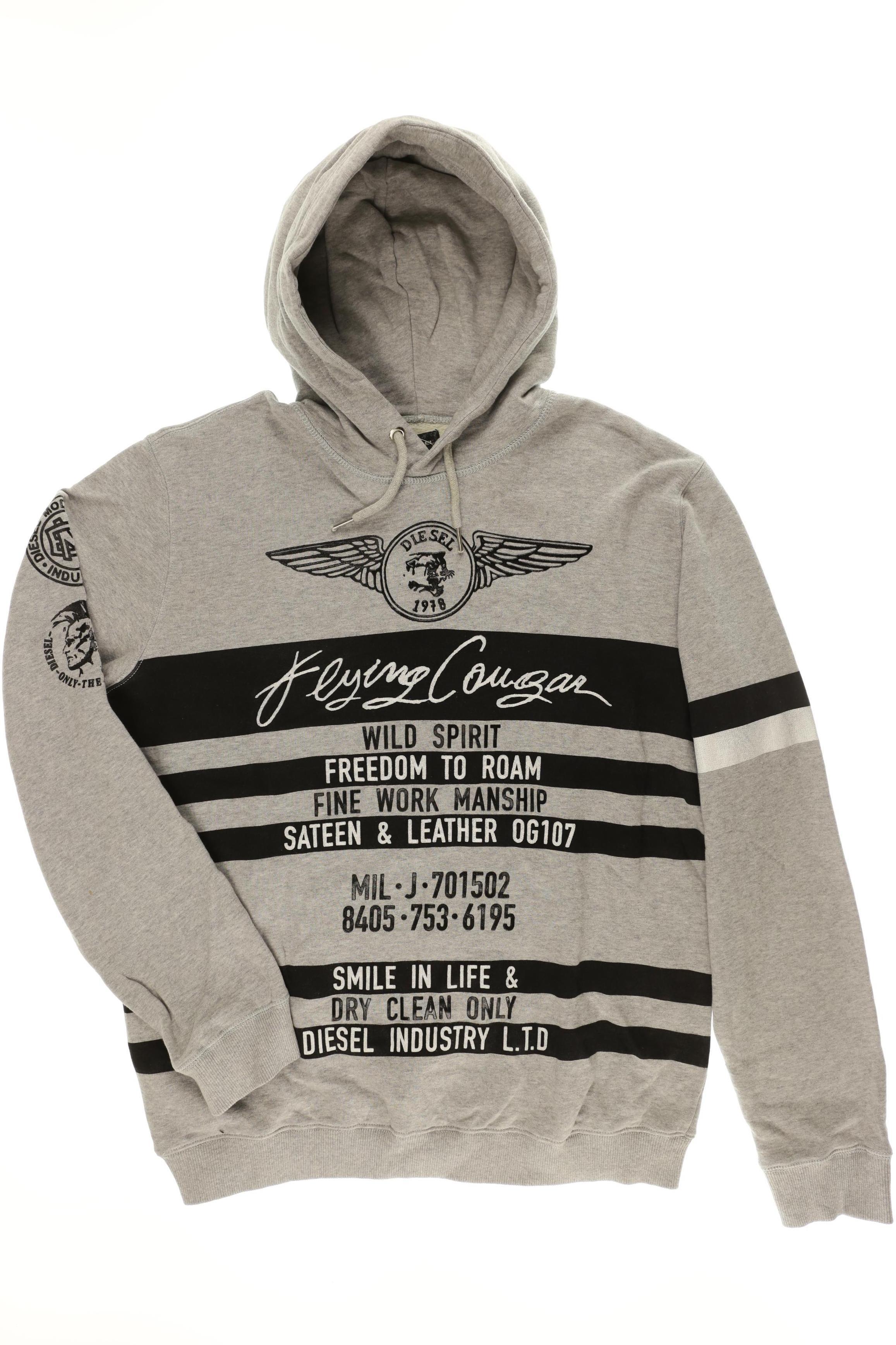 

Diesel Herren Kapuzenpullover, grau, Gr.