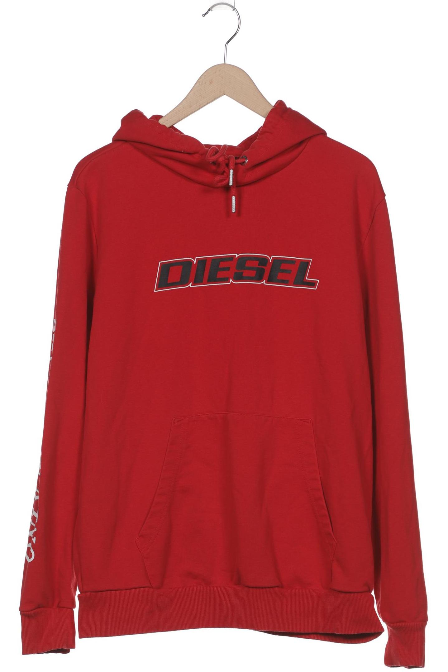 

Diesel Herren Kapuzenpullover, rot, Gr. 54