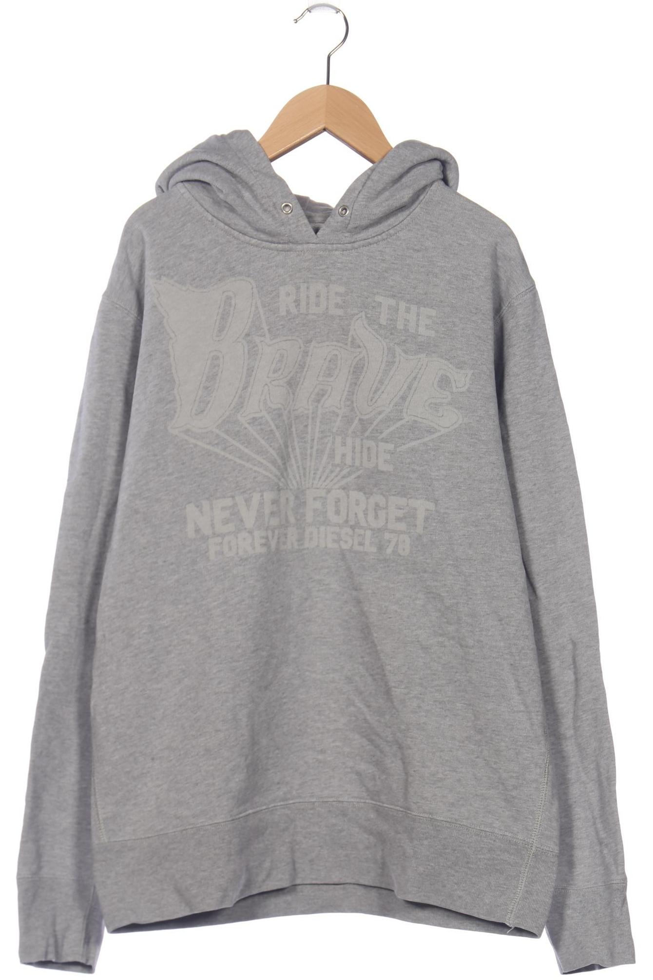 

Diesel Herren Kapuzenpullover, grau, Gr. 48