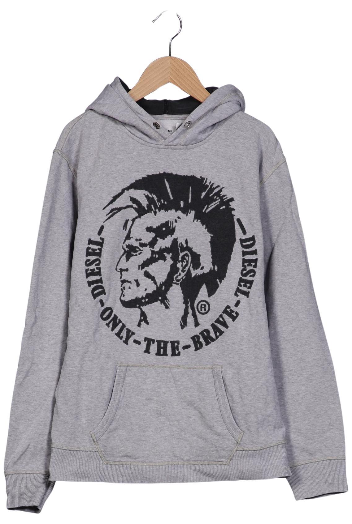 

Diesel Herren Kapuzenpullover, grau, Gr. 48