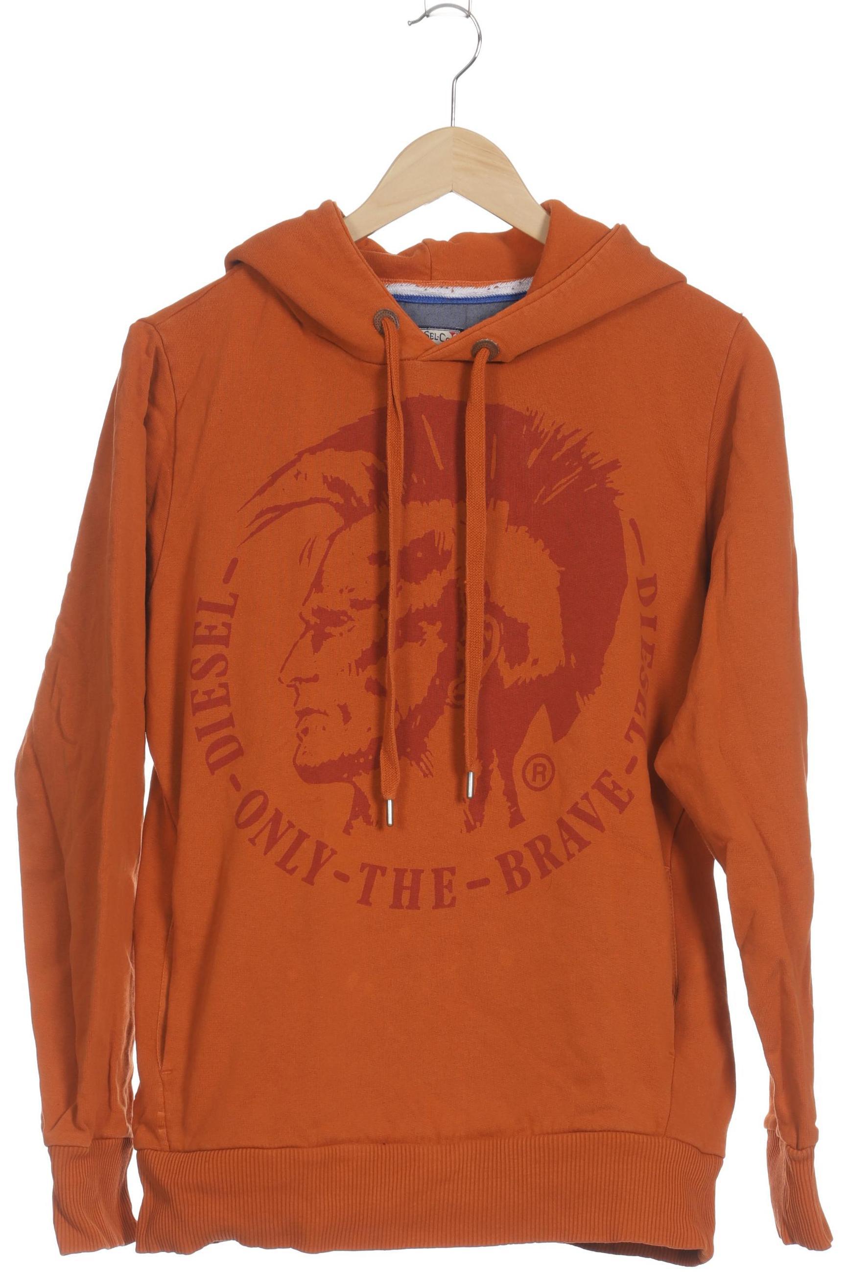 

Diesel Herren Kapuzenpullover, orange, Gr.