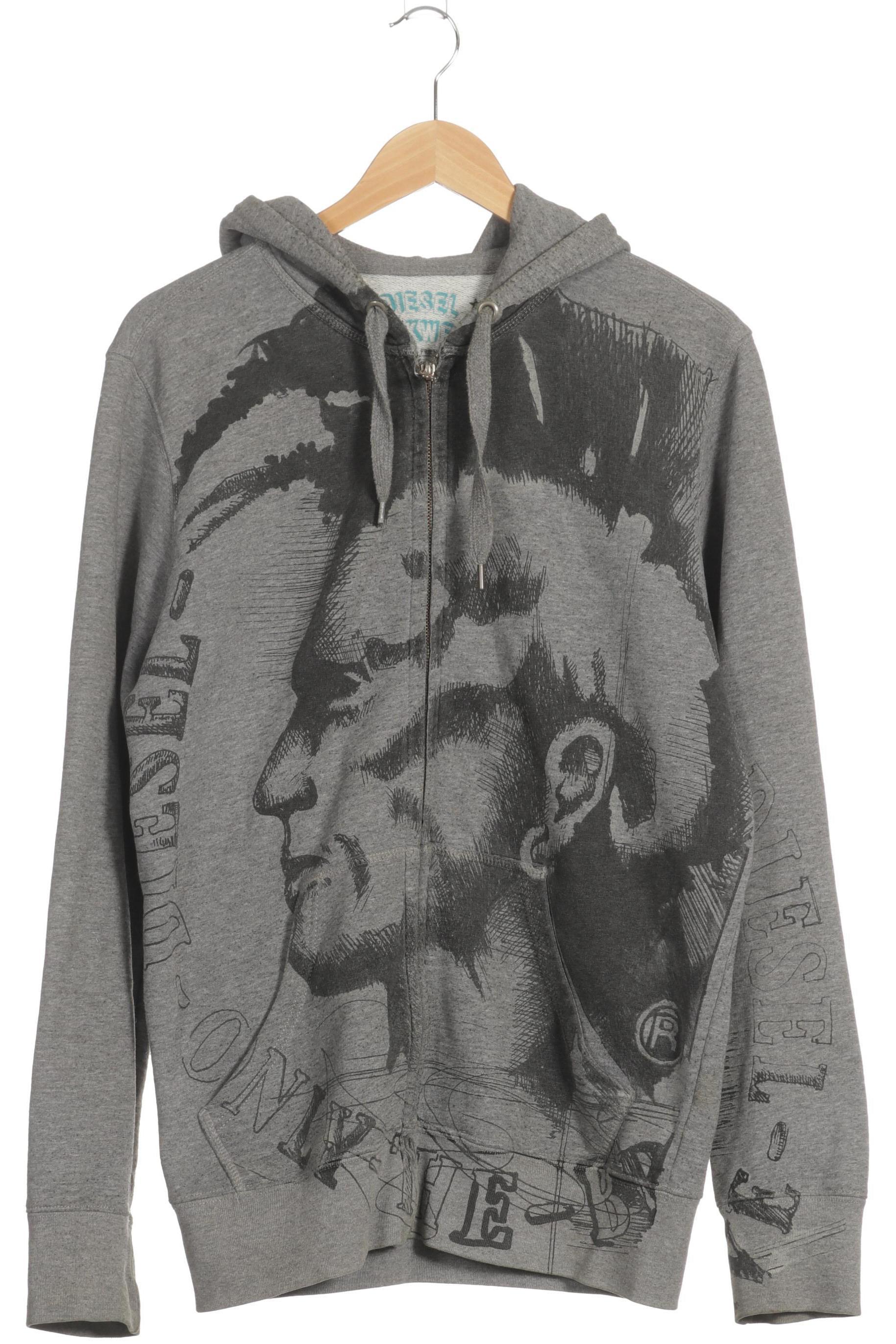 

Diesel Herren Kapuzenpullover, grau, Gr.