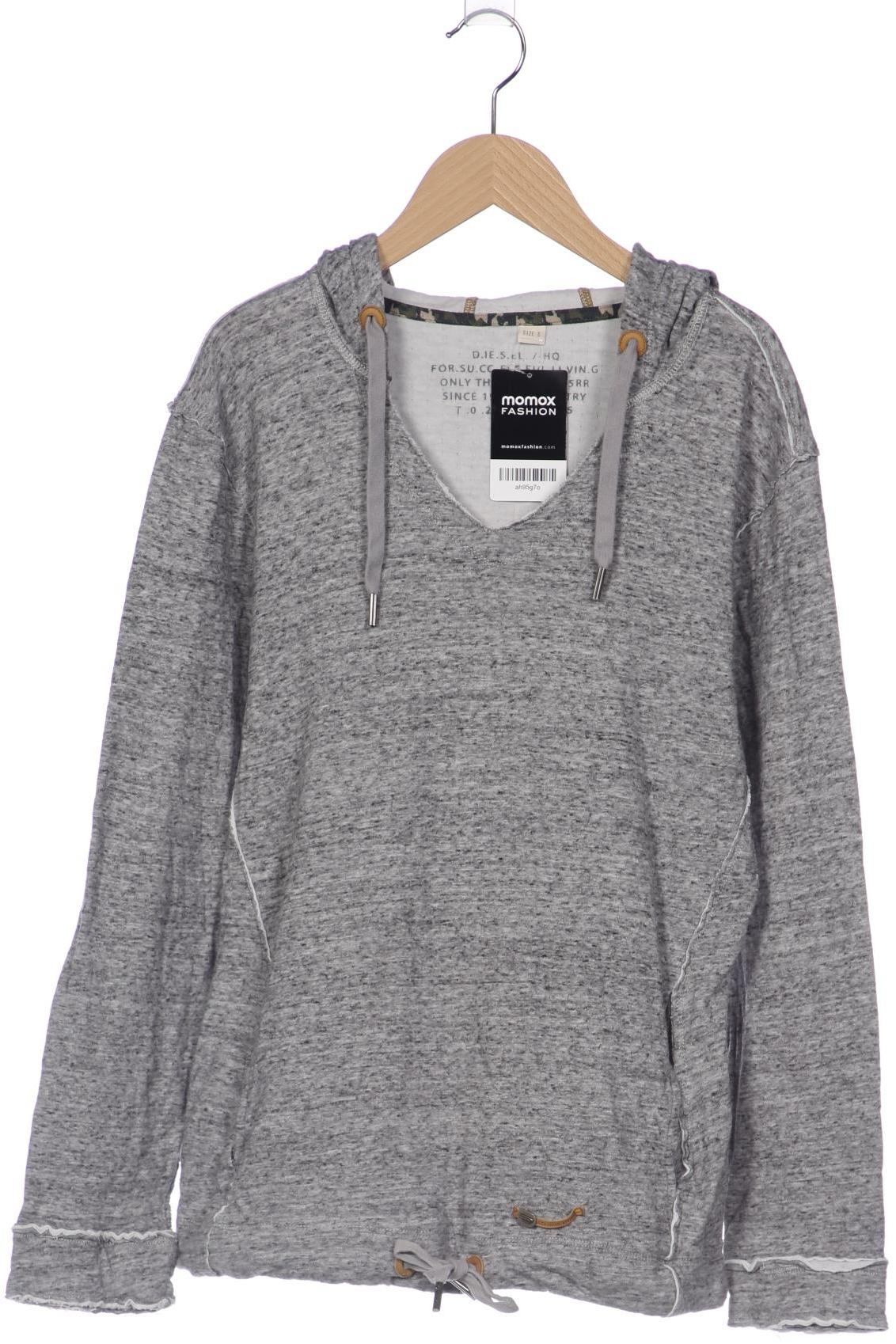 

Diesel Herren Kapuzenpullover, grau, Gr. 46