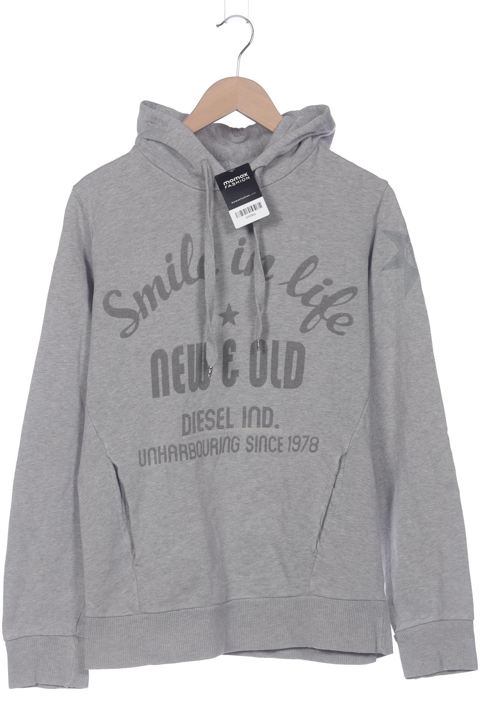 

Diesel Herren Kapuzenpullover, grau, Gr. 54