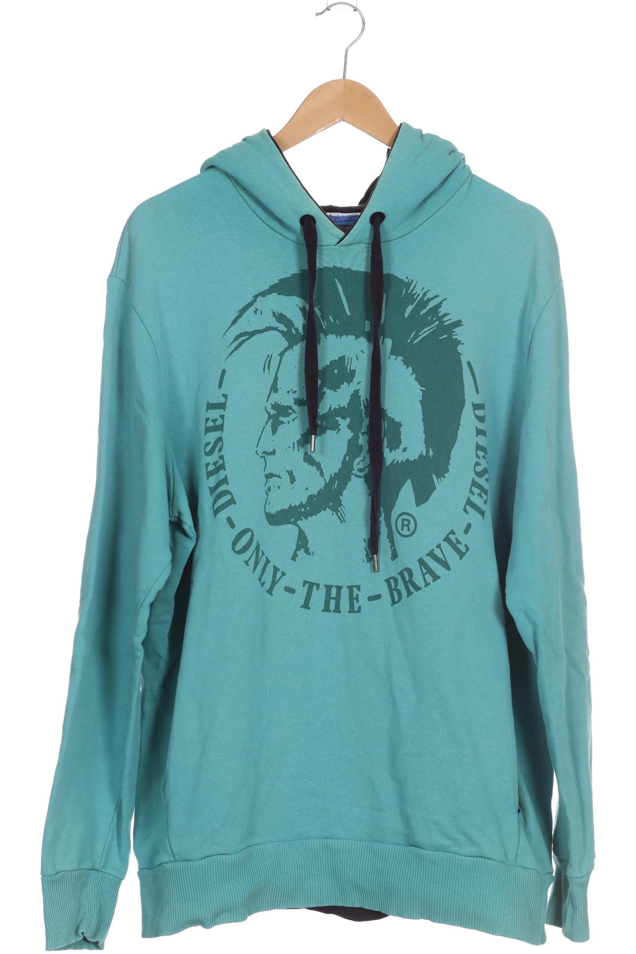 

Diesel Herren Kapuzenpullover, türkis, Gr.