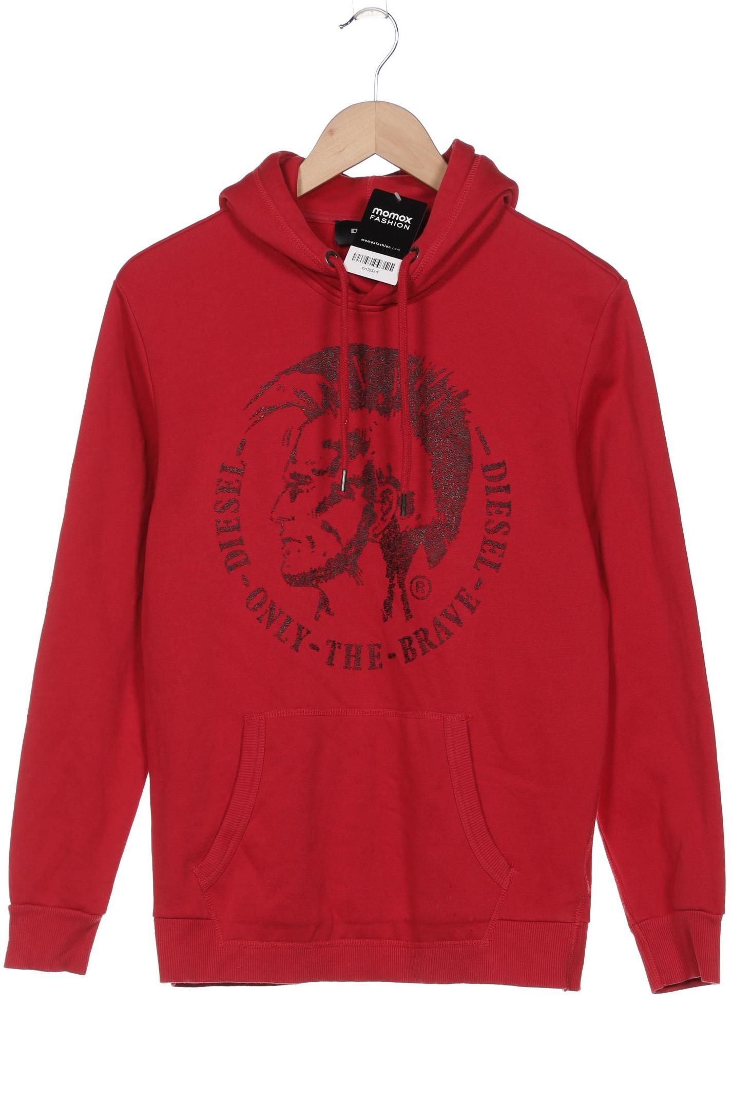 

Diesel Herren Kapuzenpullover, rot, Gr. 46