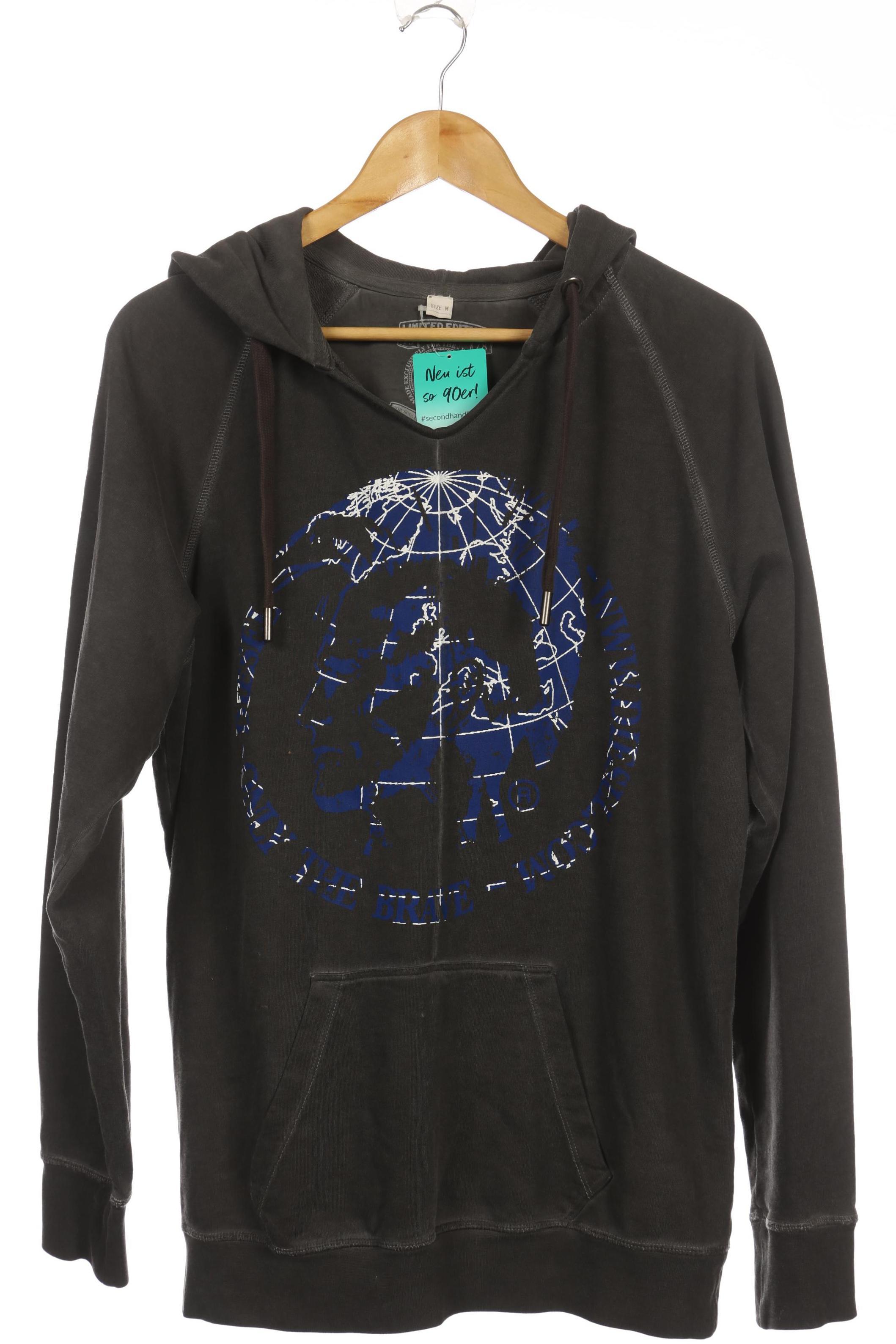 

Diesel Herren Kapuzenpullover, grau, Gr.