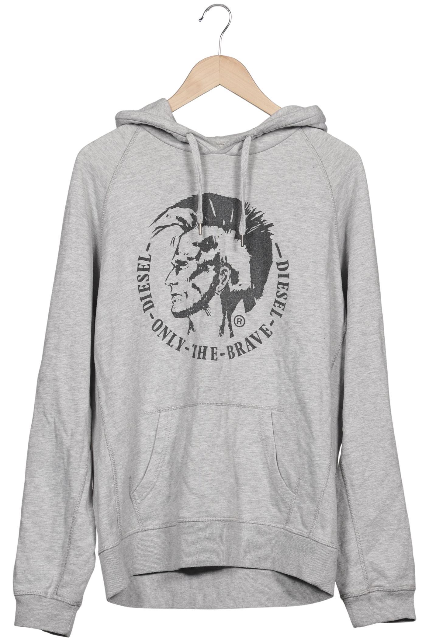 

Diesel Herren Kapuzenpullover, grau, Gr. 56