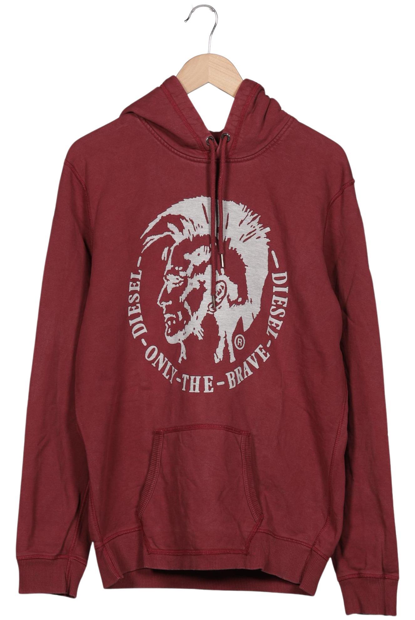 

Diesel Herren Kapuzenpullover, rot, Gr. 54