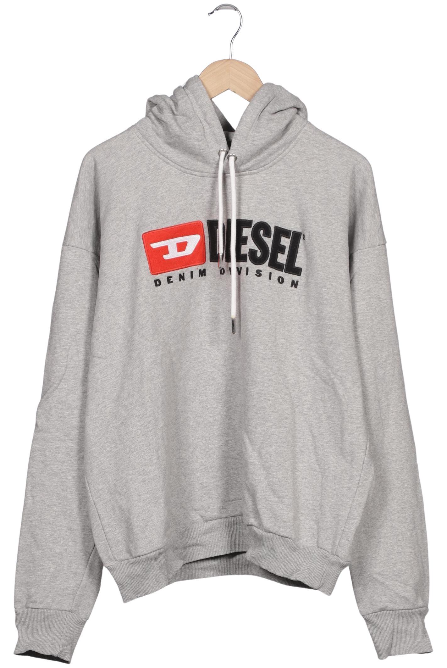 

Diesel Herren Kapuzenpullover, grau, Gr. 62