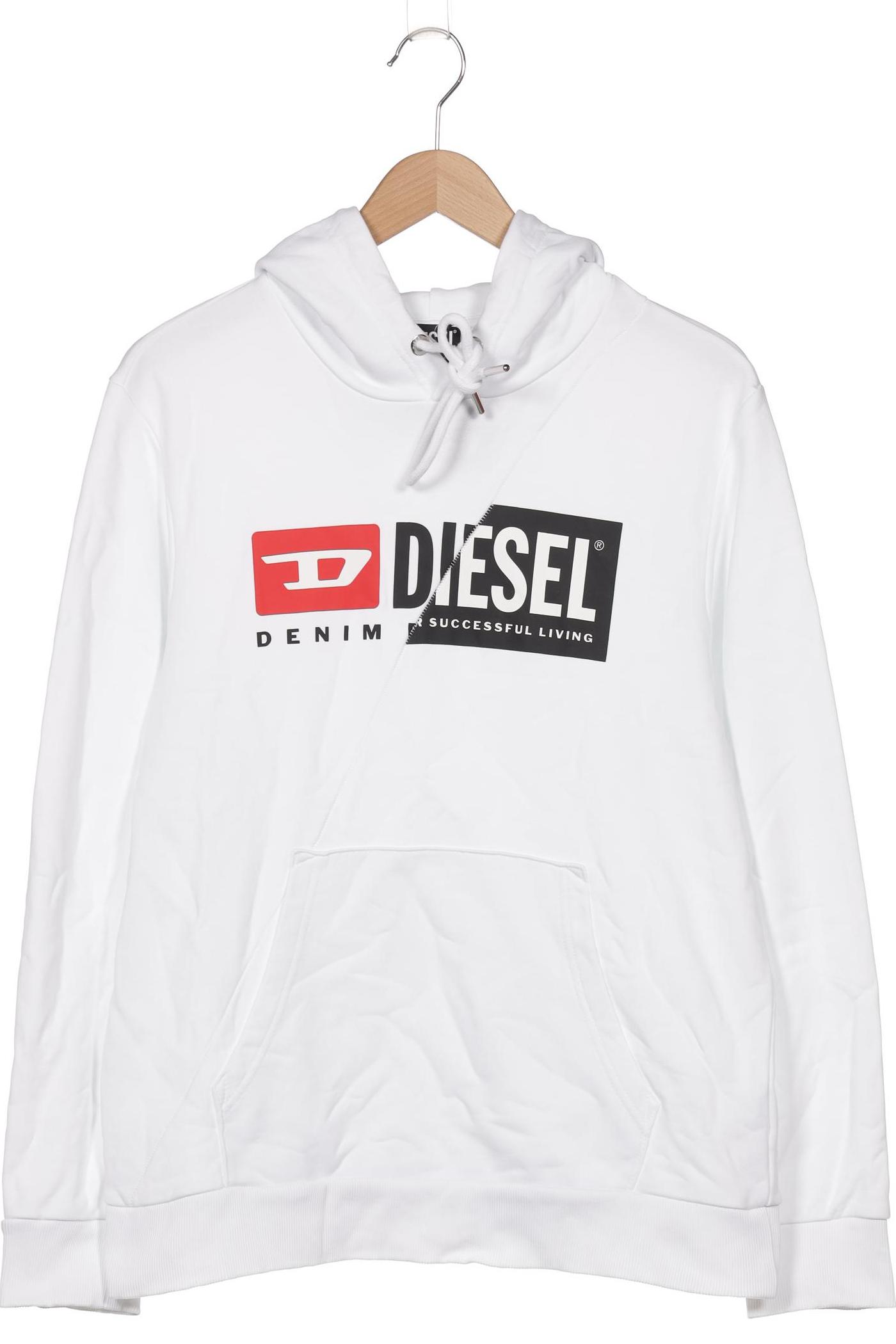 

Diesel Herren Kapuzenpullover, weiß, Gr. 52