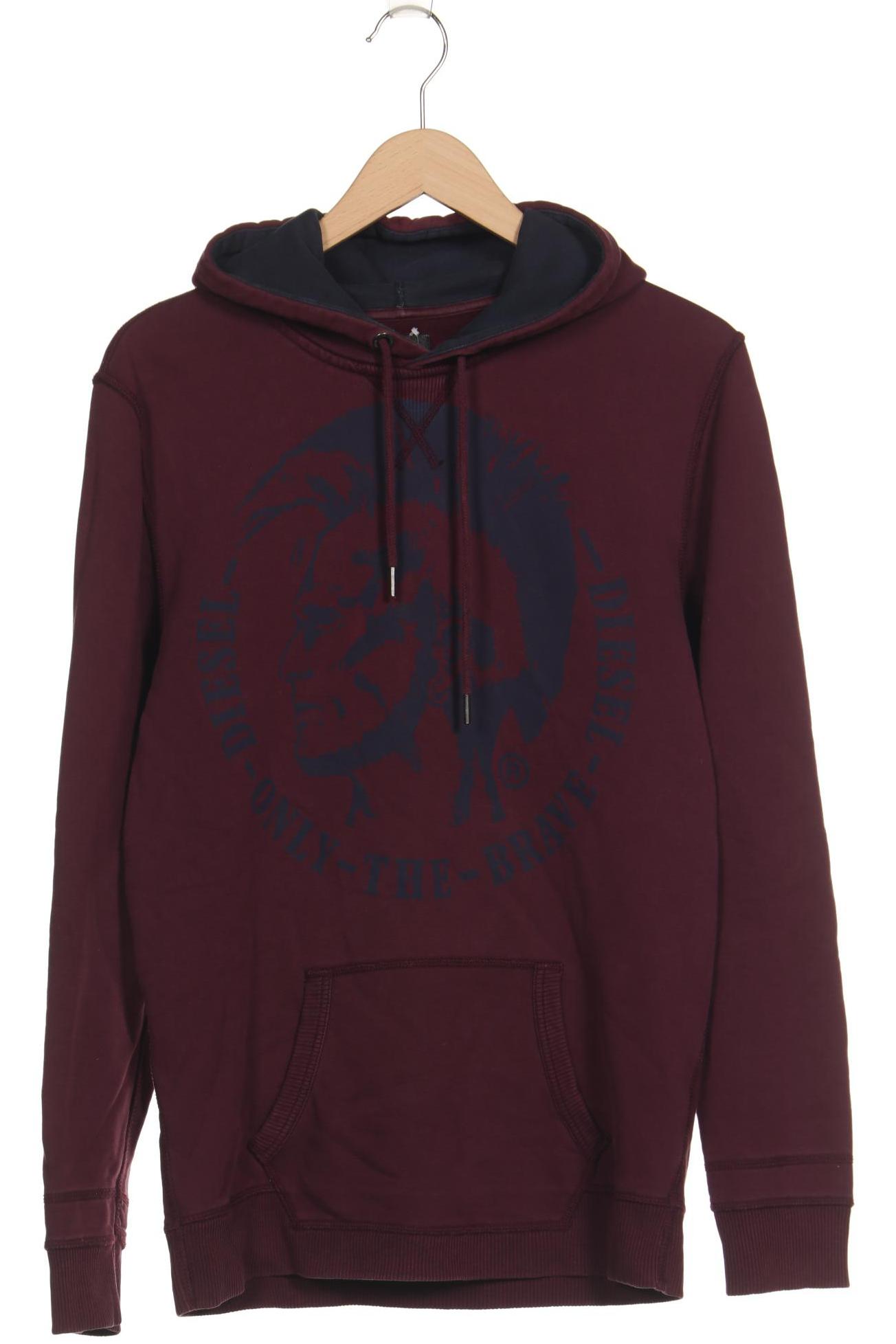 

Diesel Herren Kapuzenpullover, bordeaux, Gr. 46