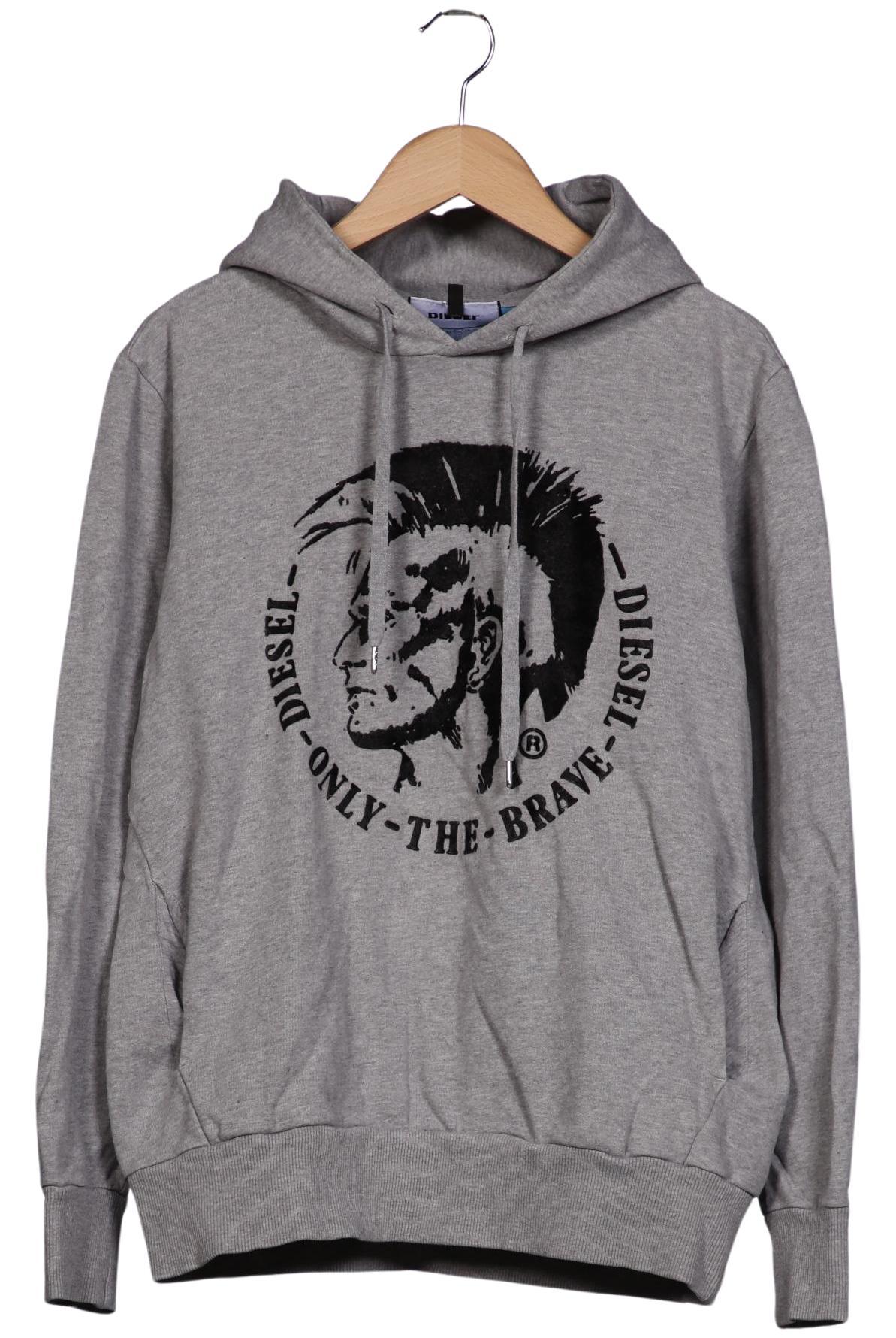 

Diesel Herren Kapuzenpullover, grau, Gr. 52