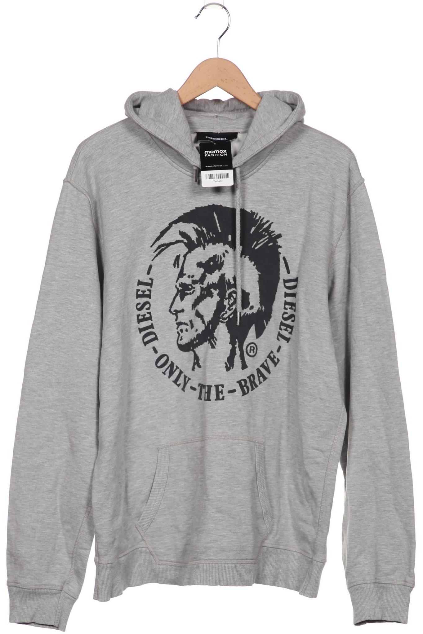 

Diesel Herren Kapuzenpullover, grau, Gr. 54