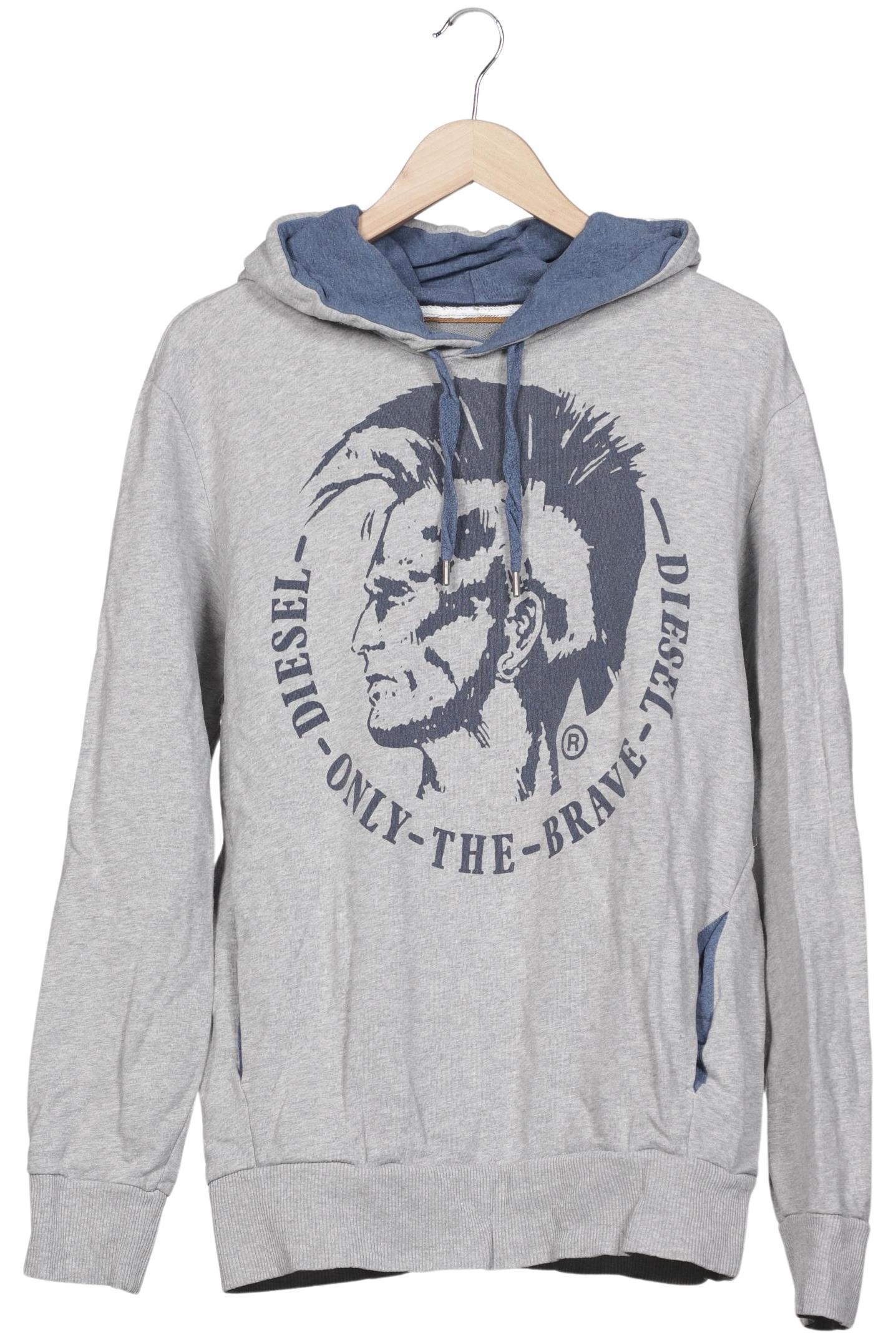 

Diesel Herren Kapuzenpullover, grau, Gr. 54