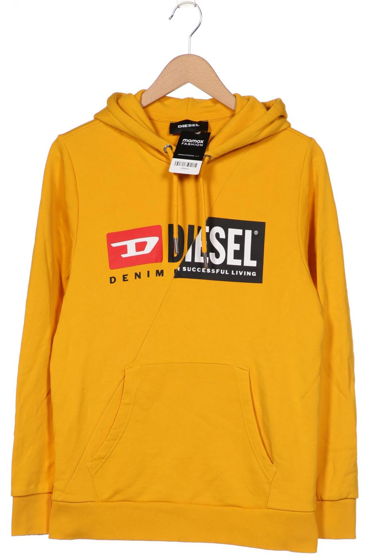

Diesel Herren Kapuzenpullover, gelb