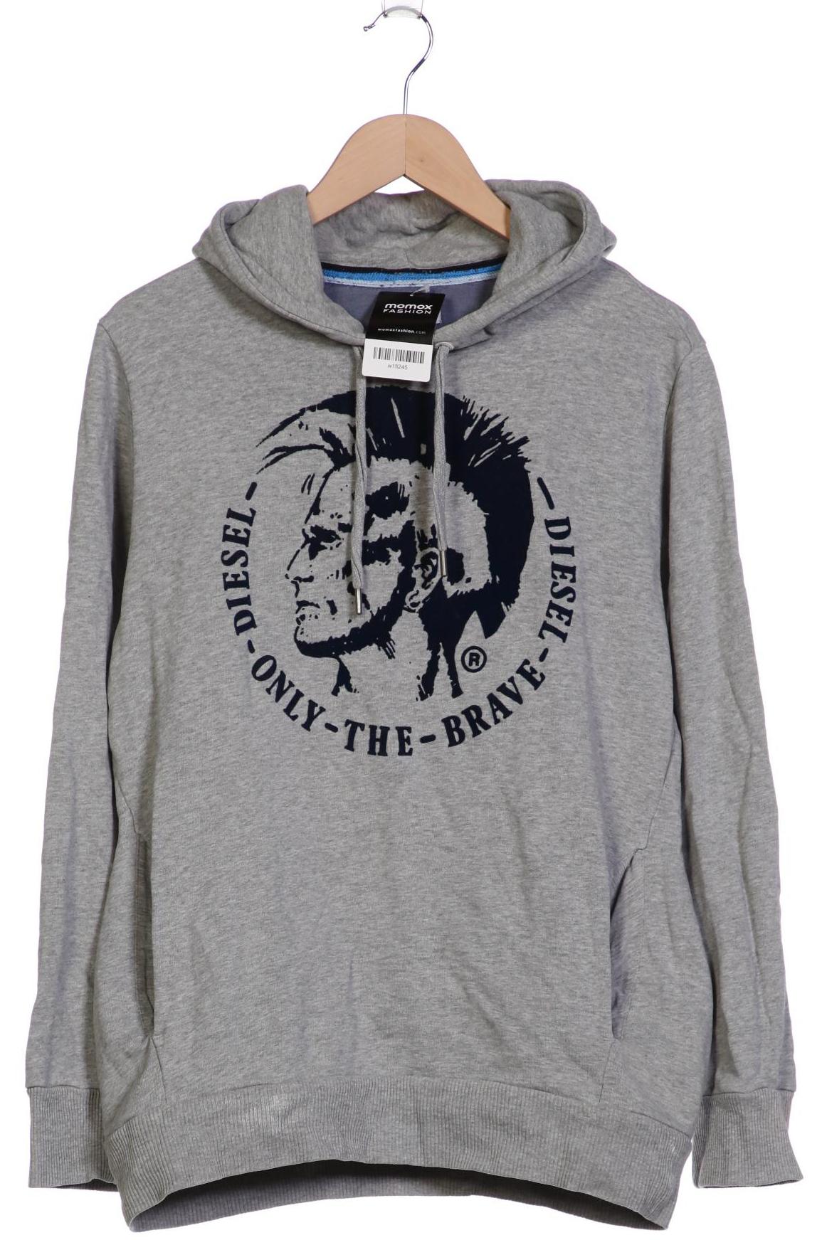 

Diesel Herren Kapuzenpullover, grau, Gr. 48