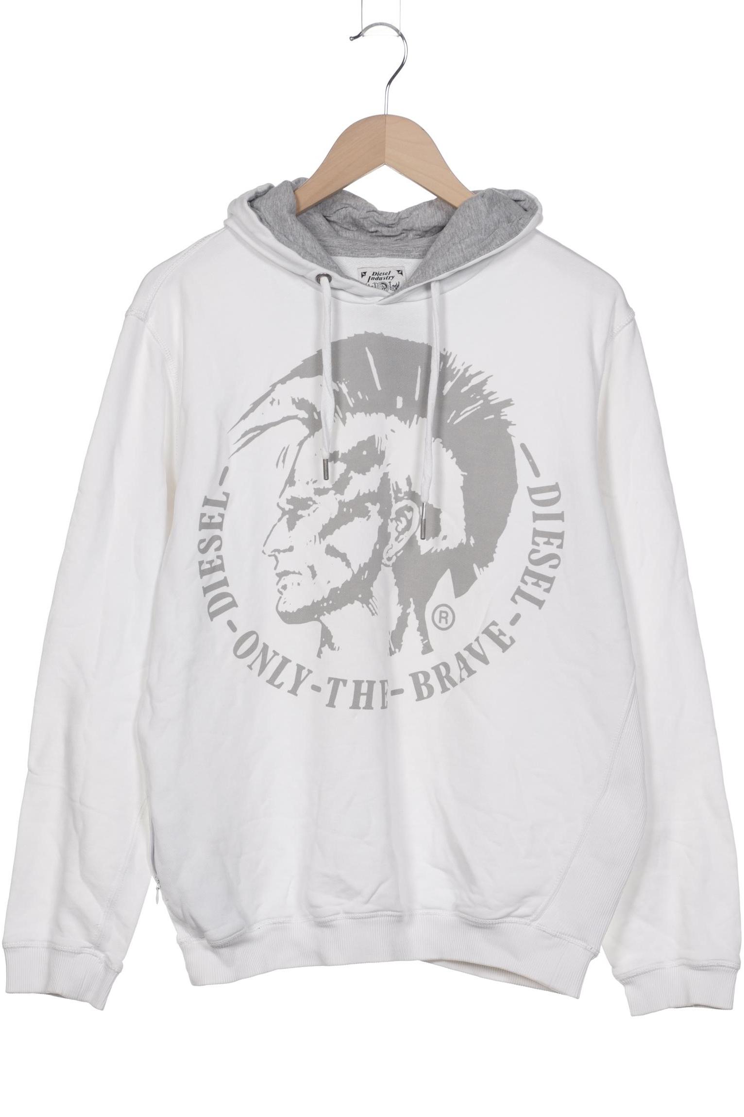 

Diesel Herren Kapuzenpullover, weiß, Gr. 54
