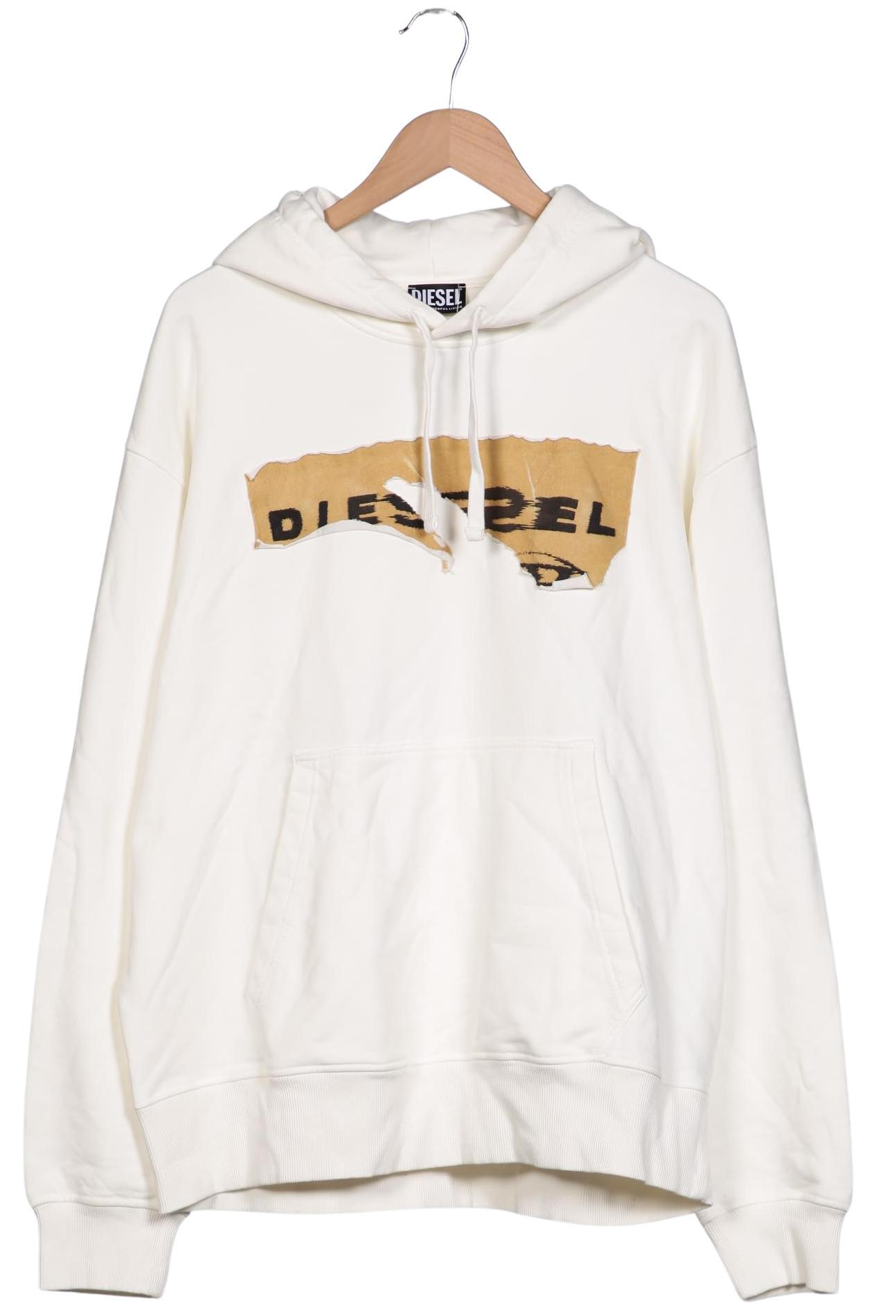 

Diesel Herren Kapuzenpullover, cremeweiß, Gr. 52