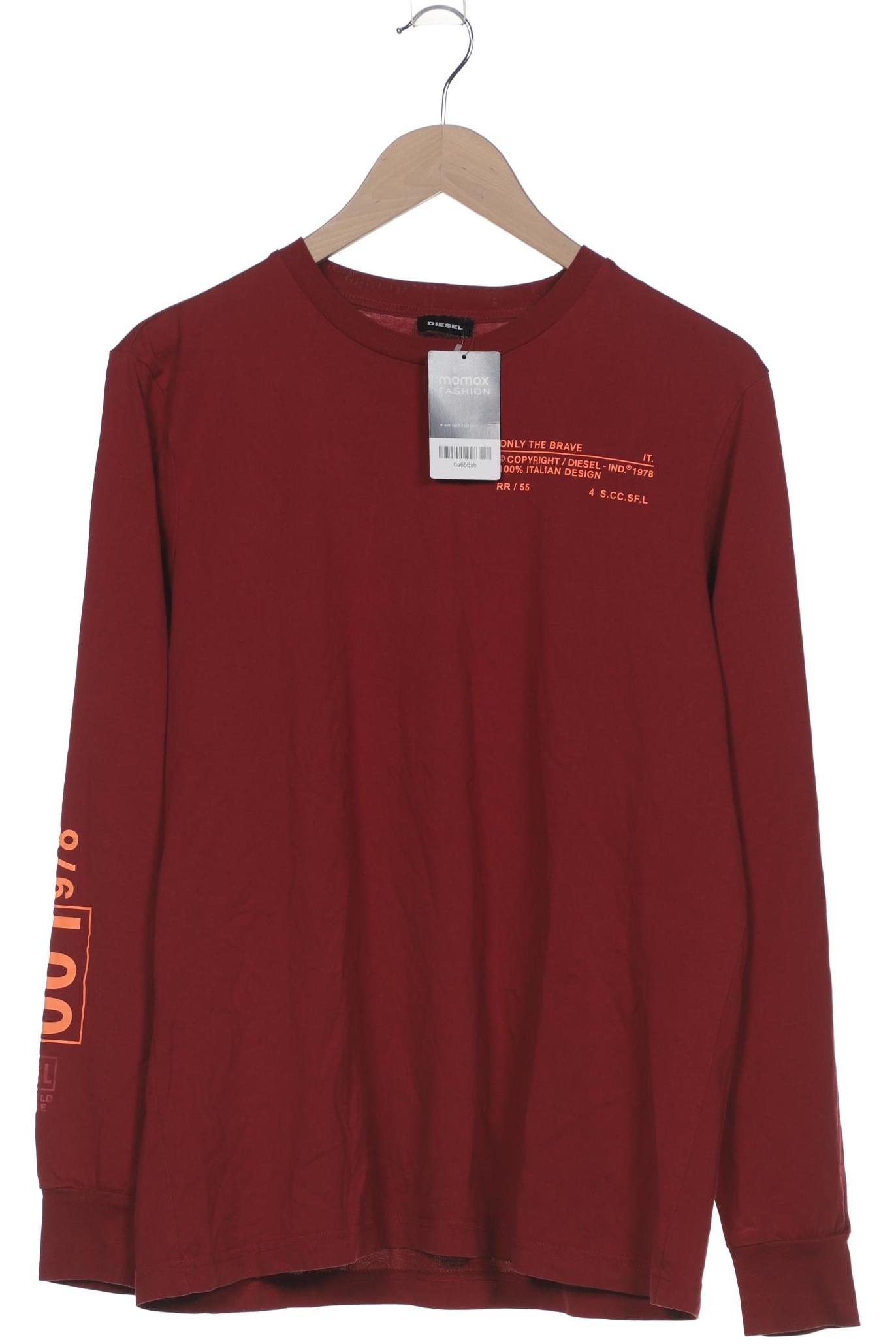 

Diesel Herren Langarmshirt, bordeaux, Gr. 52