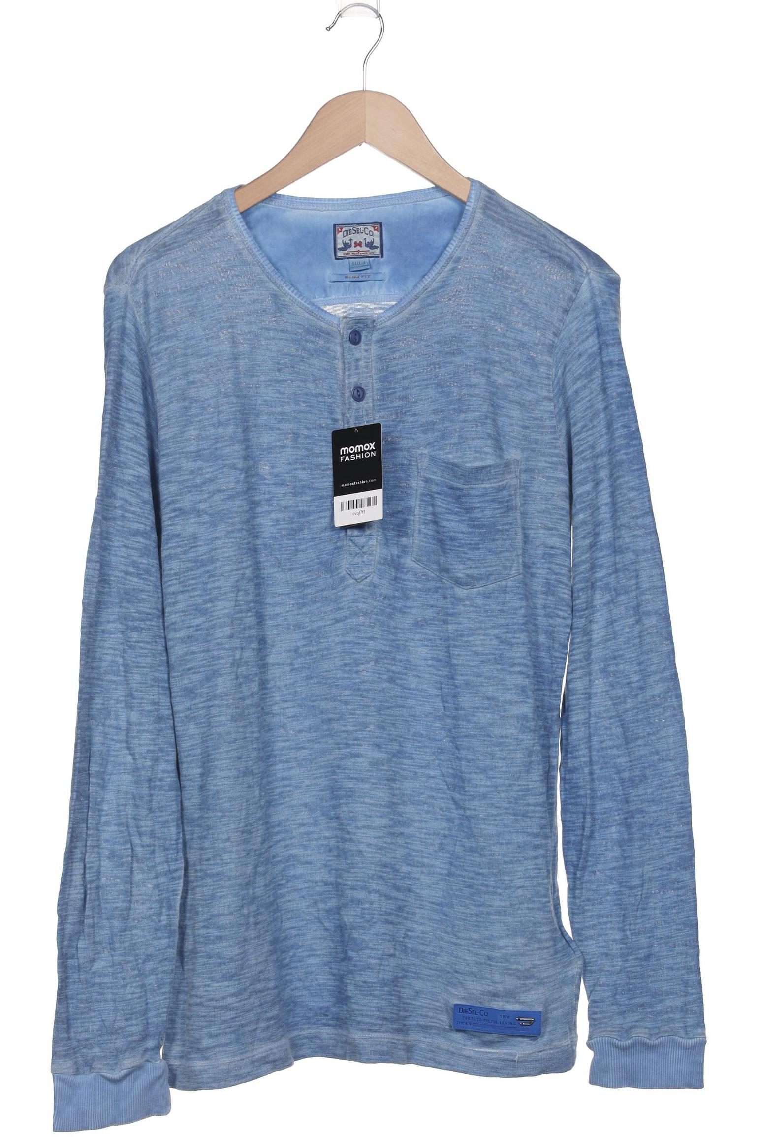 

Diesel Herren Langarmshirt, blau, Gr. 52