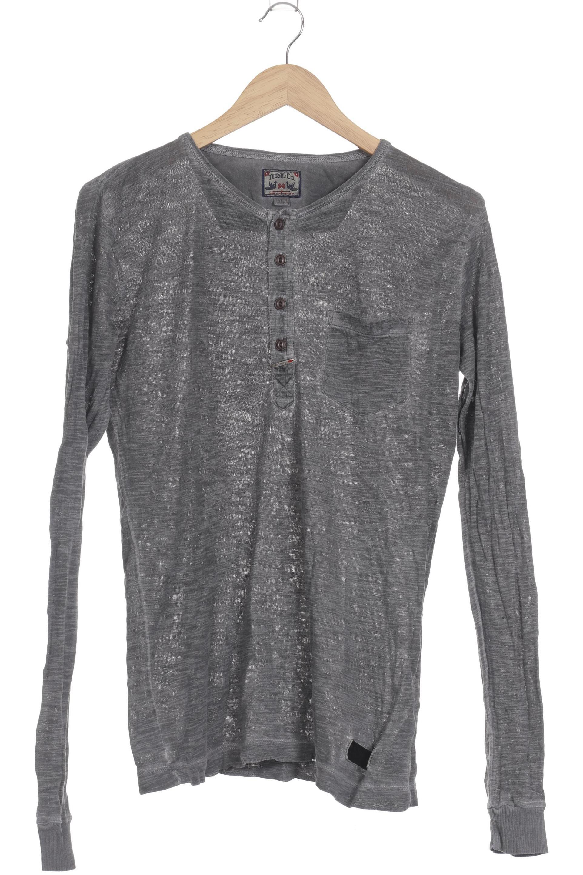 

Diesel Herren Langarmshirt, grau, Gr.