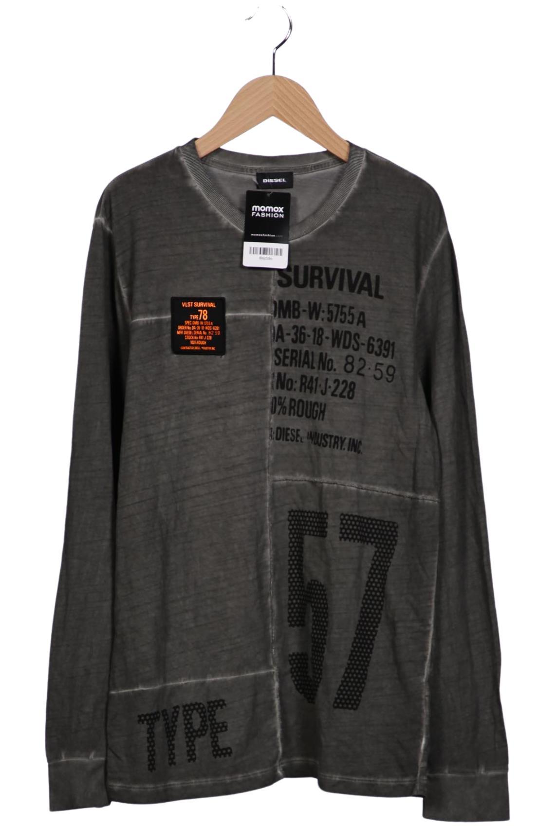 

Diesel Herren Langarmshirt, grau, Gr. 46