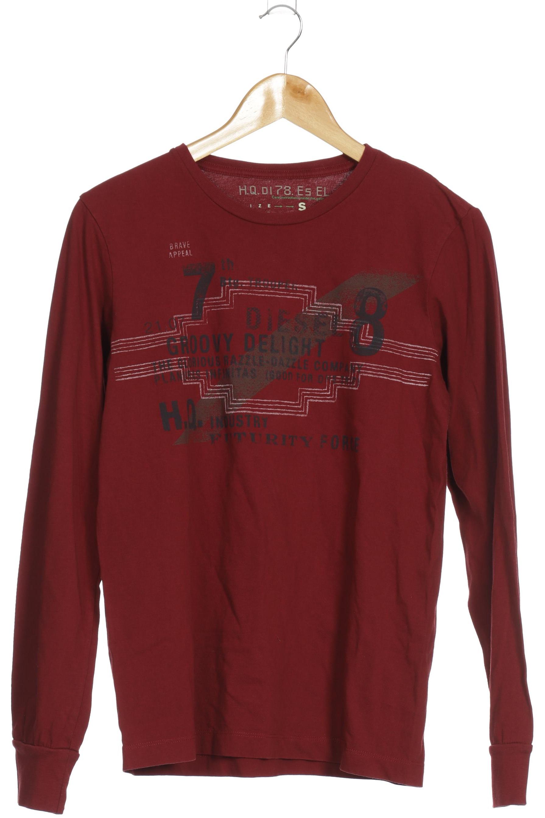 

Diesel Herren Langarmshirt, rot, Gr. 46