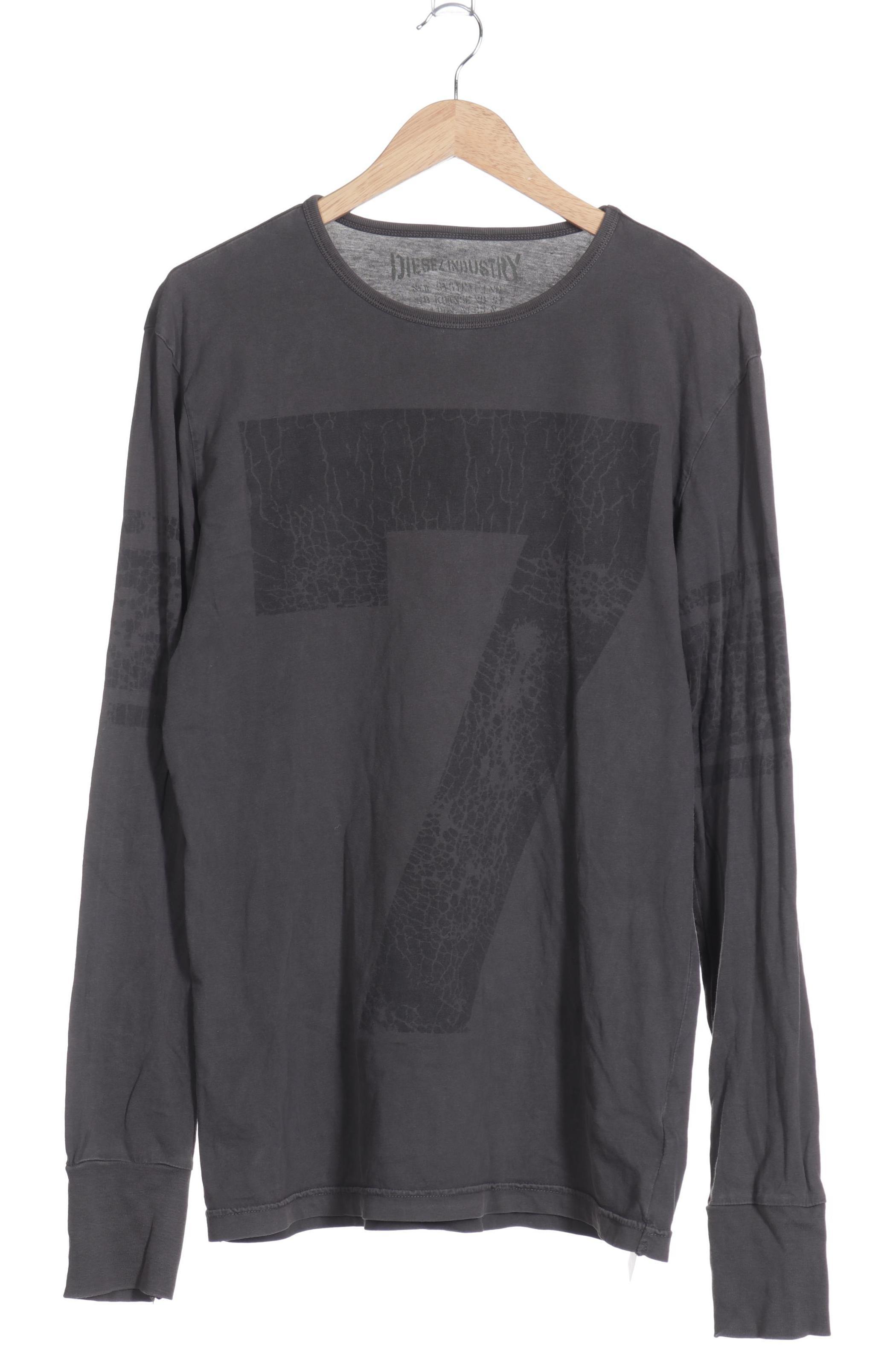

Diesel Herren Langarmshirt, grau, Gr.