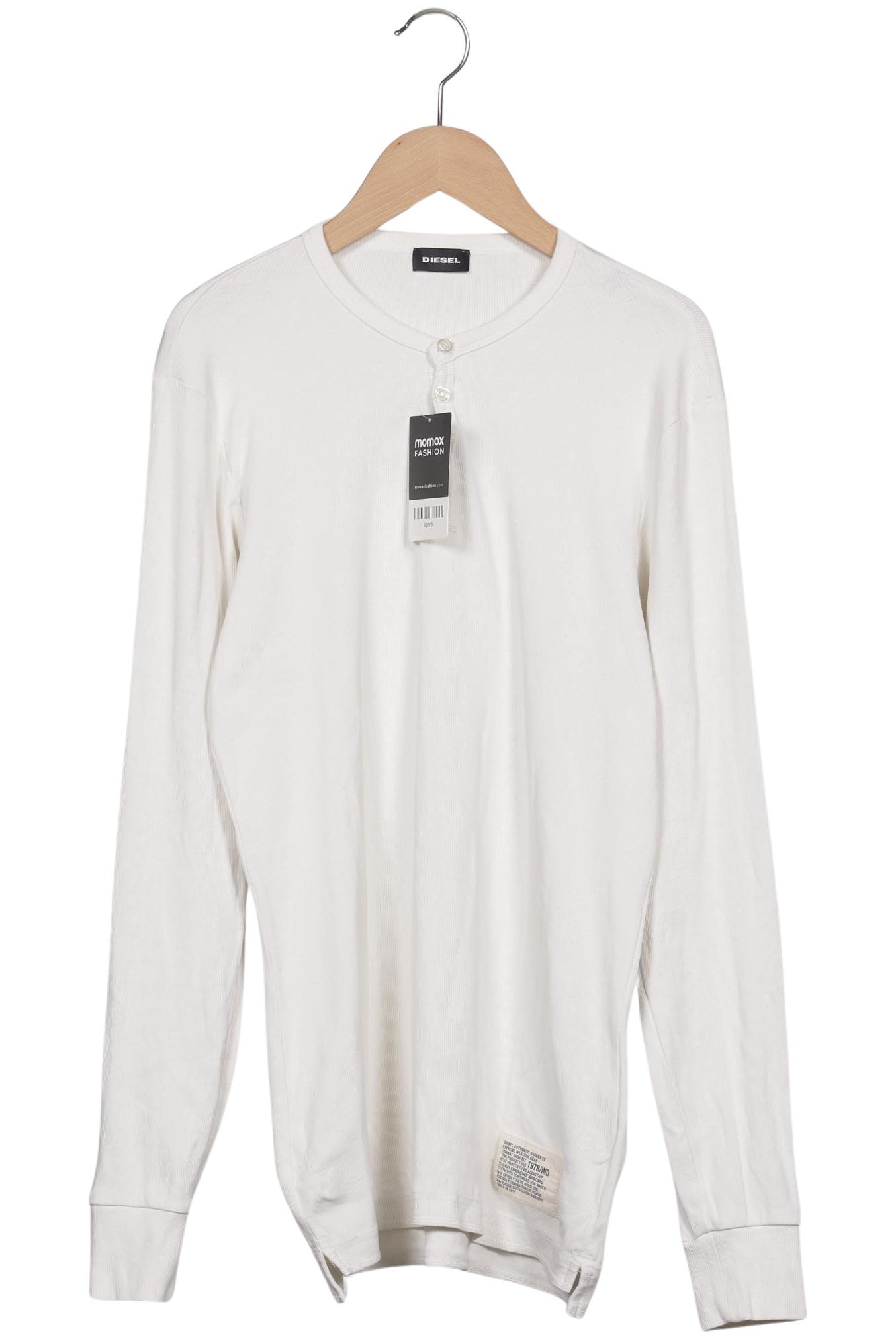 

Diesel Herren Langarmshirt, weiß, Gr. 48