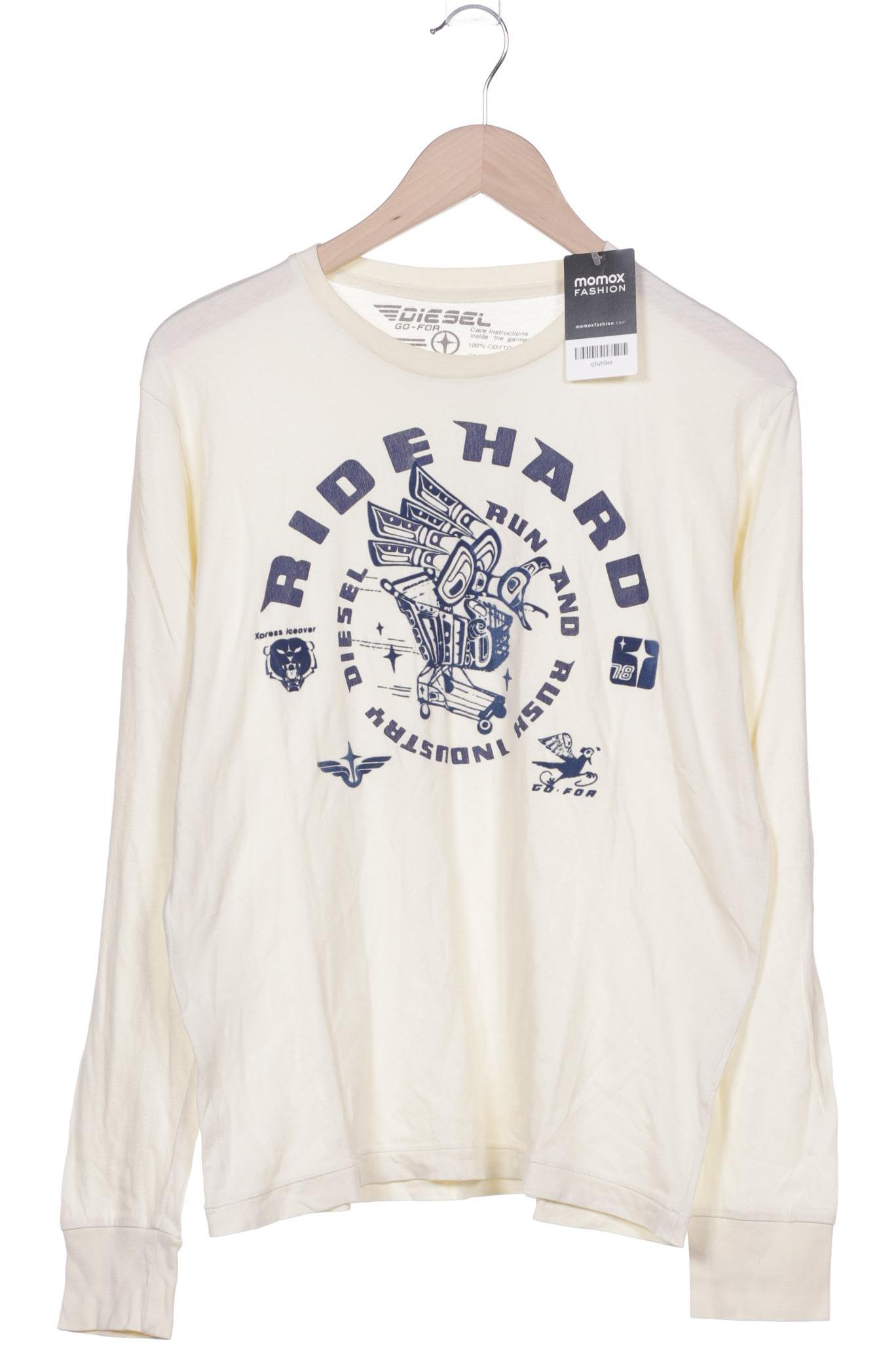 

Diesel Herren Langarmshirt, cremeweiß, Gr. 52
