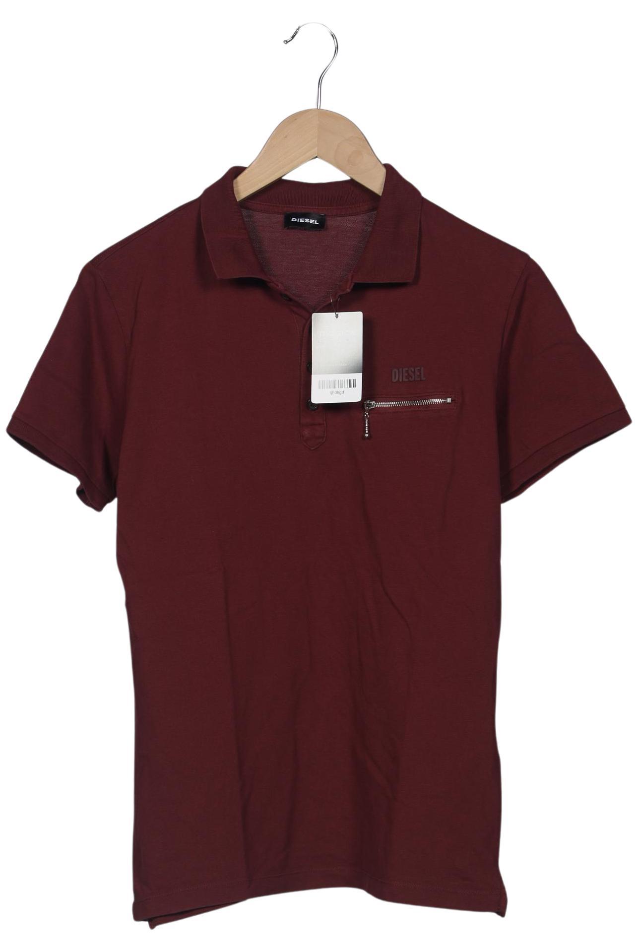 

Diesel Herren Poloshirt, bordeaux, Gr. 52