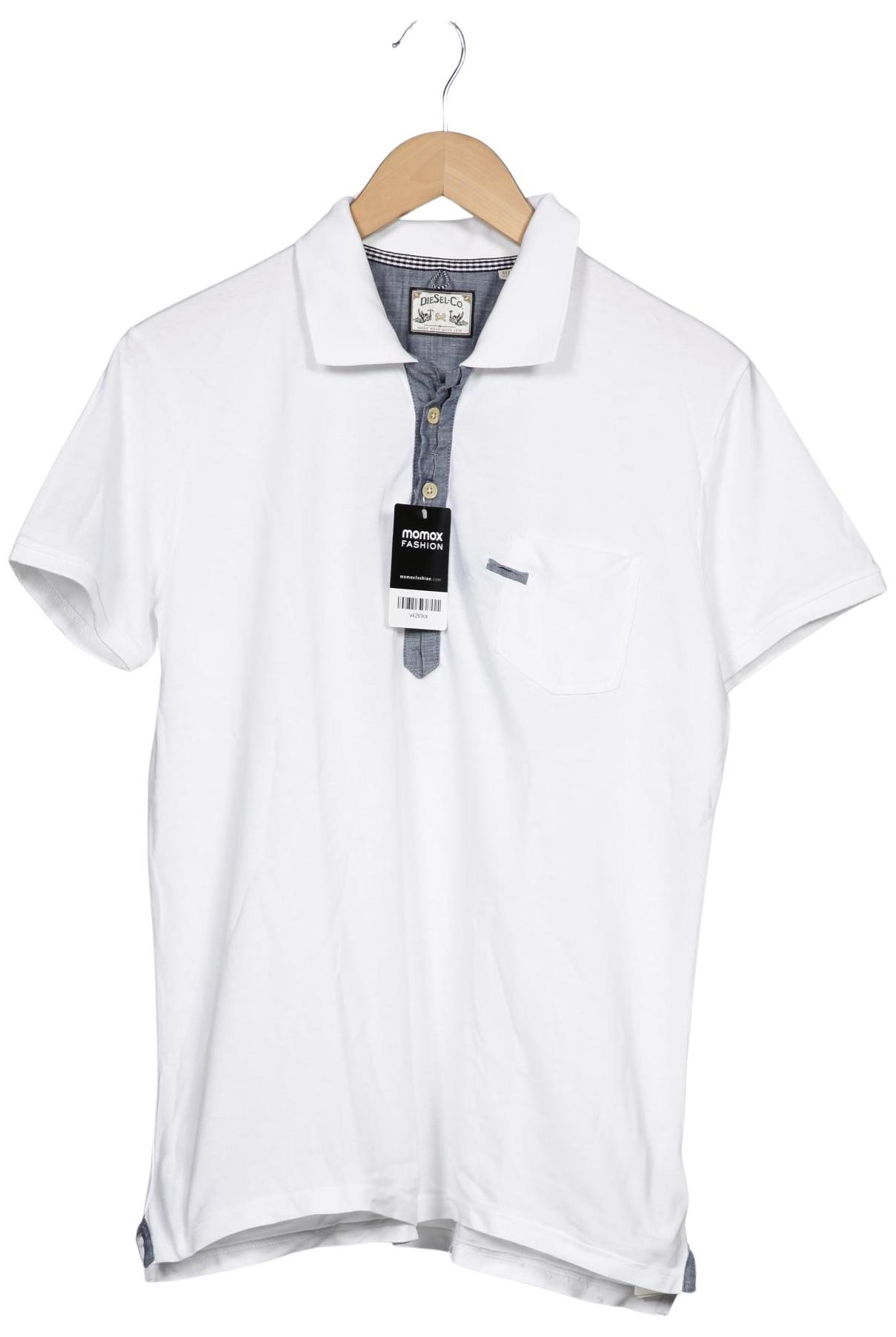 

Diesel Herren Poloshirt, weiß, Gr. 48