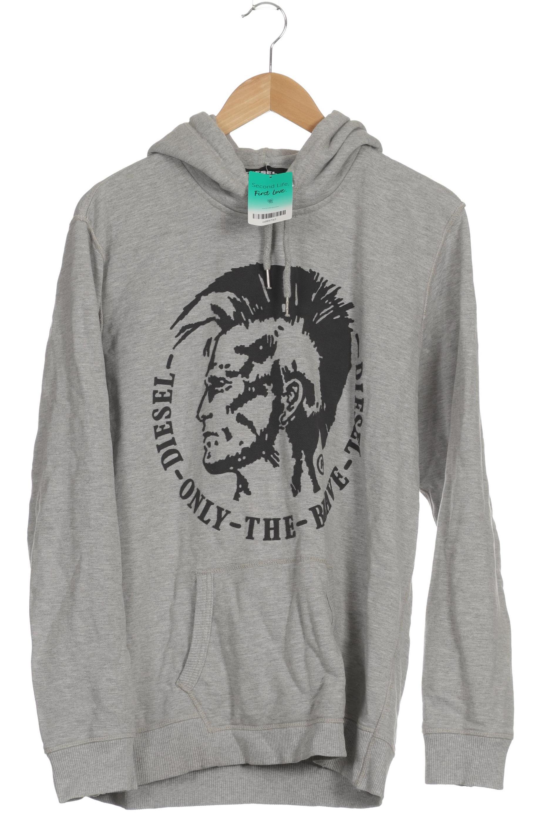 

Diesel Herren Kapuzenpullover, grau, Gr.